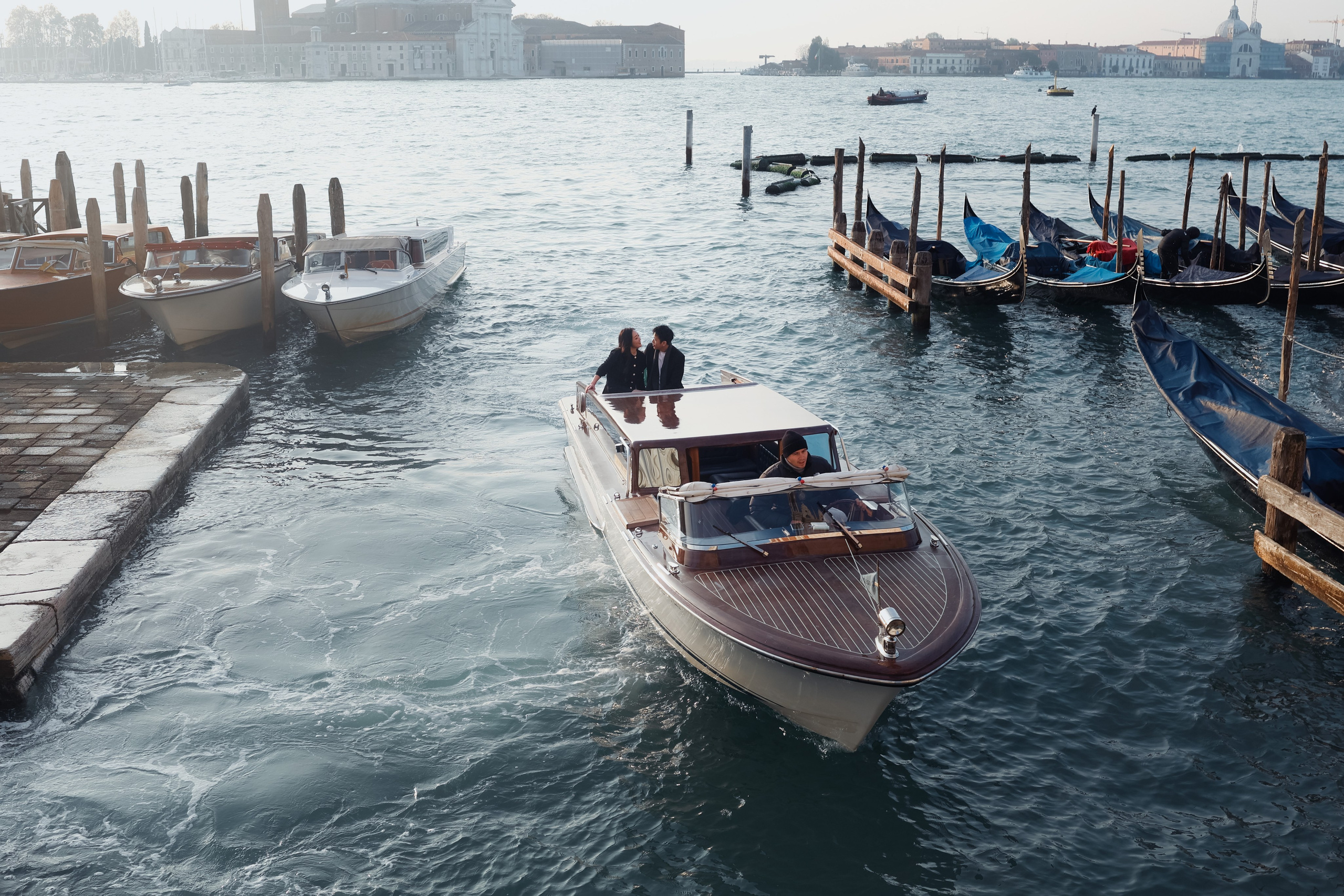 Venice Water Taxi Tour. Photographer in Venice, Viktoria Antonova