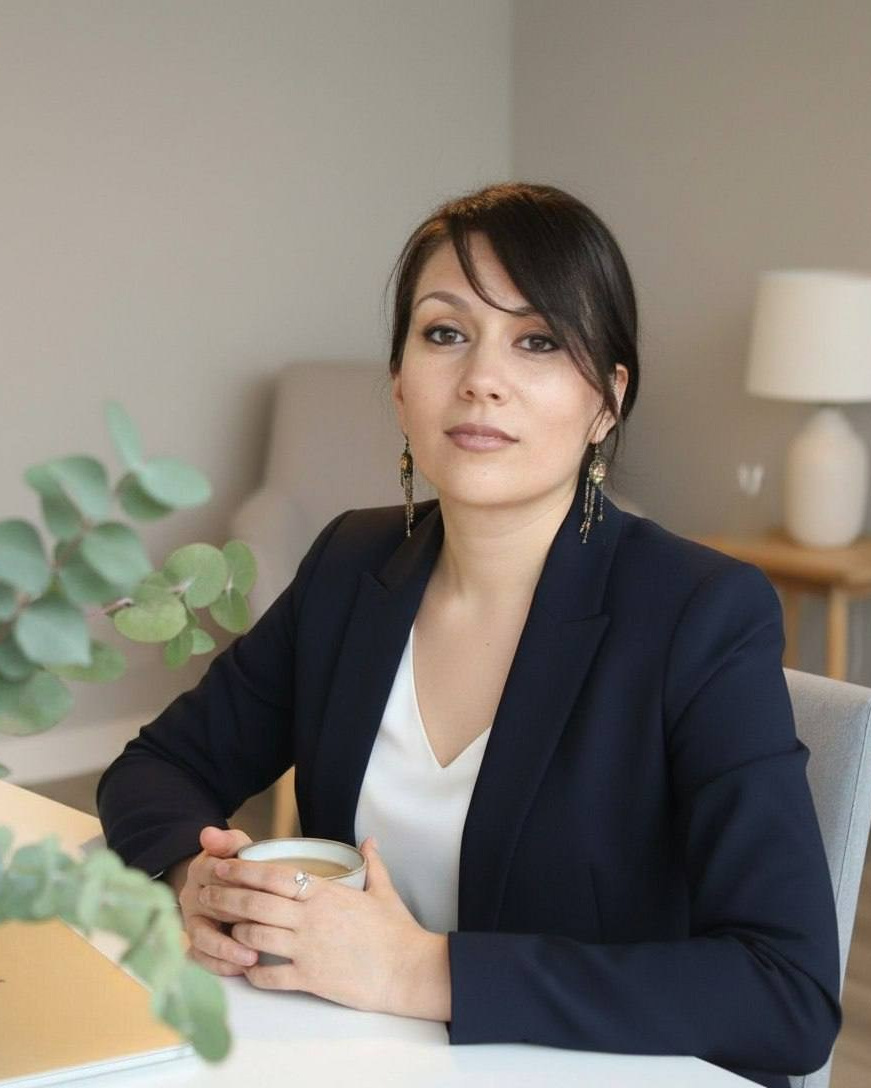 Психологиня на прийомі, тепла атмосфера,  підтримка