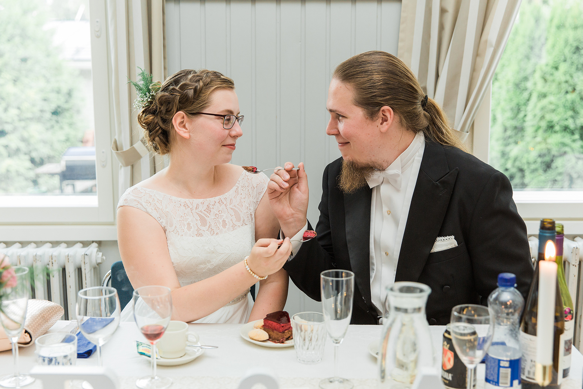 Riikka&Antti, kesähäät Tapanilassa