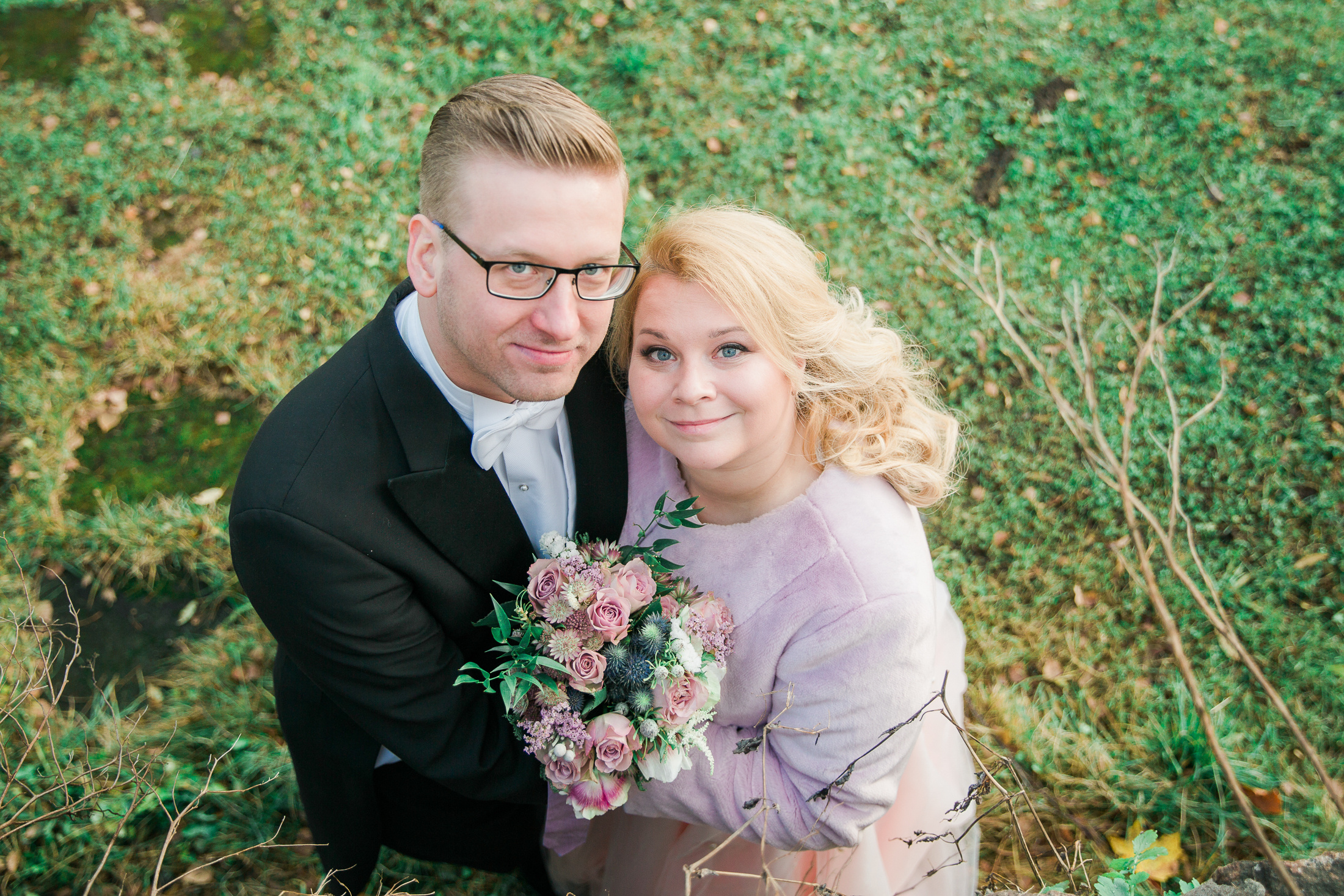 Irina&Teemu, Temppeliaukion kirkko + Villa Åkerblom, hääkuvaus Helsinki