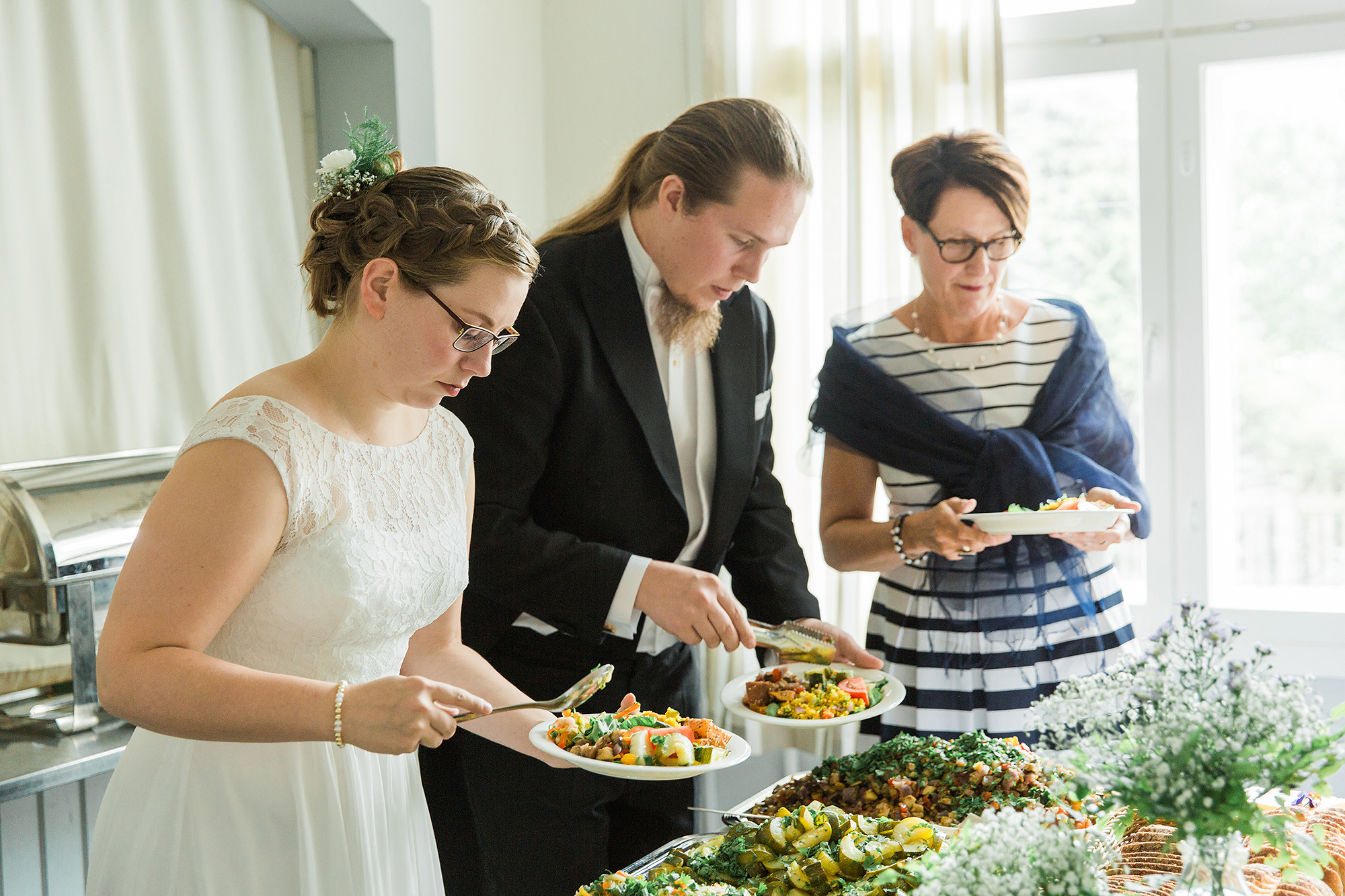 Riikka&Antti, kesähäät Tapanilassa