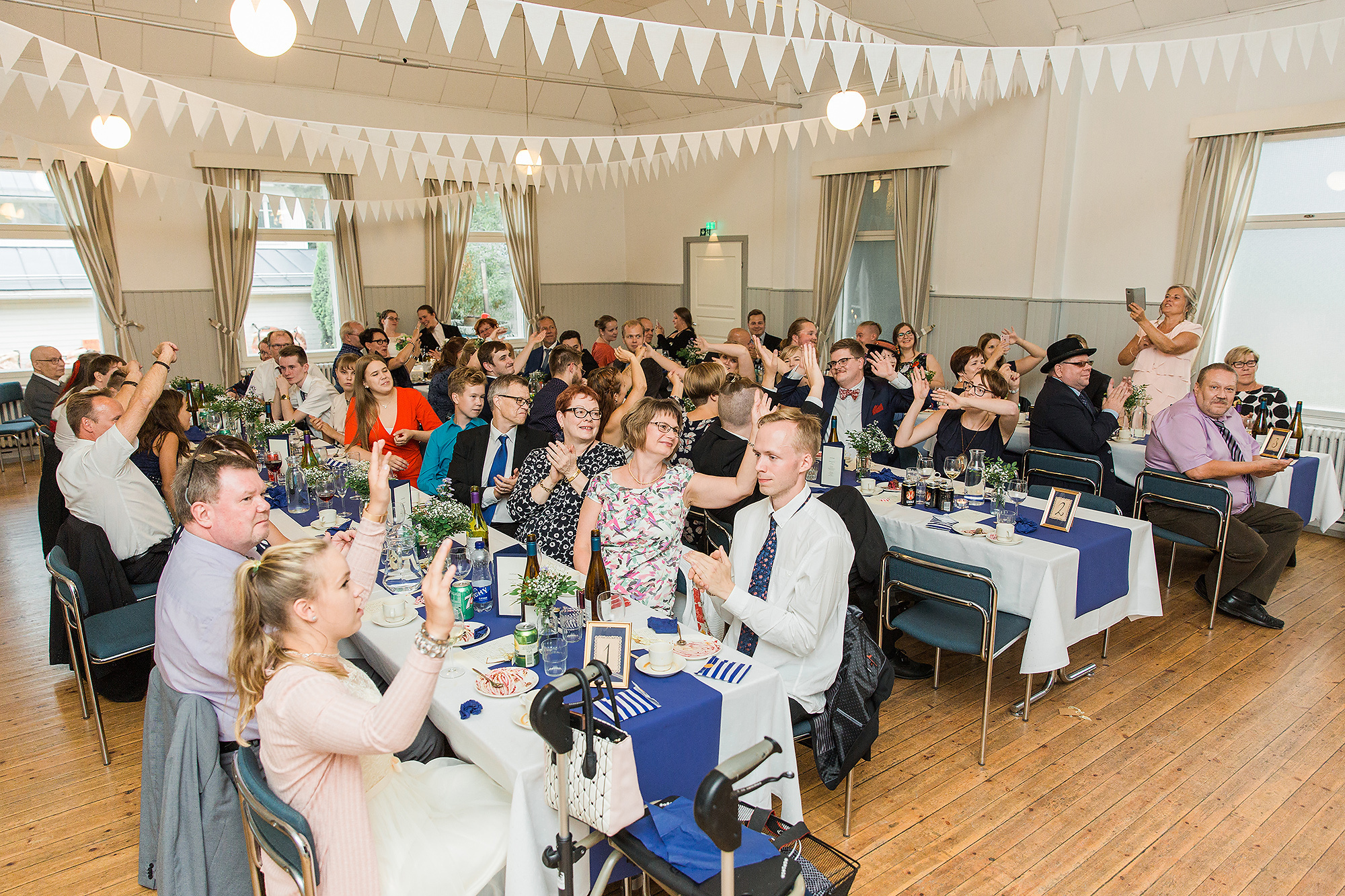 Riikka&Antti, kesähäät Tapanilassa