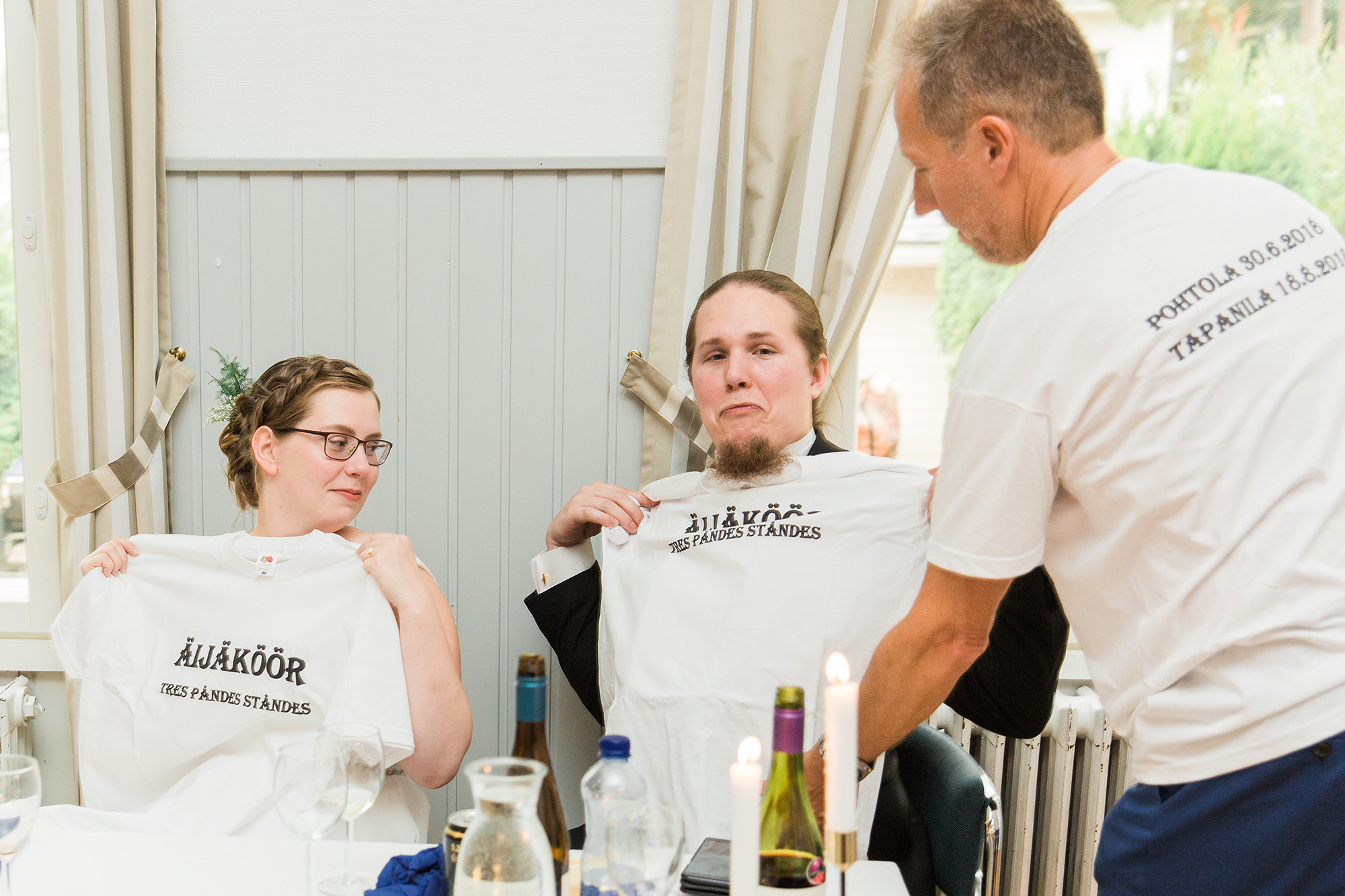 Riikka&Antti, kesähäät Tapanilassa