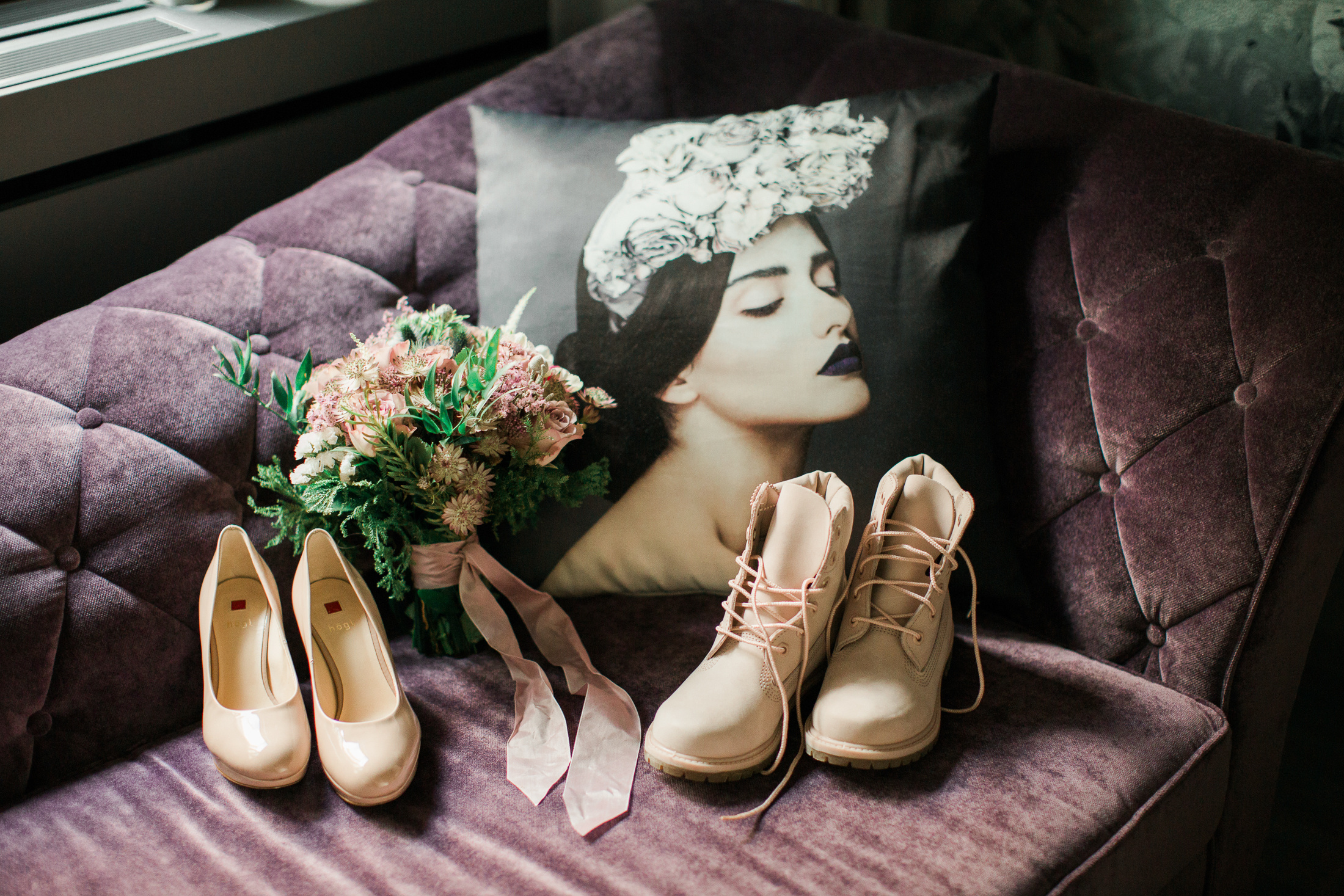 Irina&Teemu, Temppeliaukion kirkko + Villa Åkerblom, hääkuvaus Helsinki