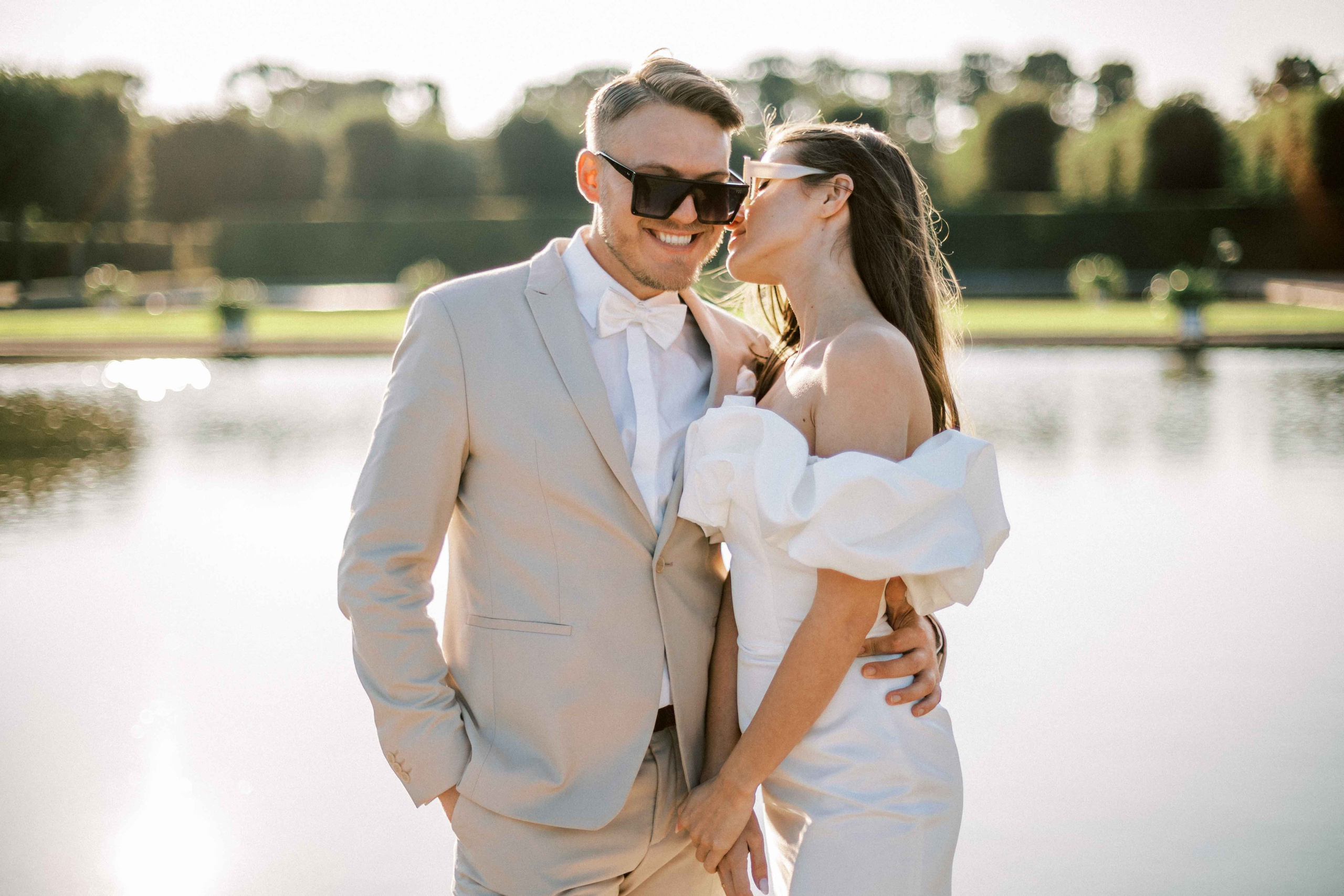 After Wedding Shoot at Sunset