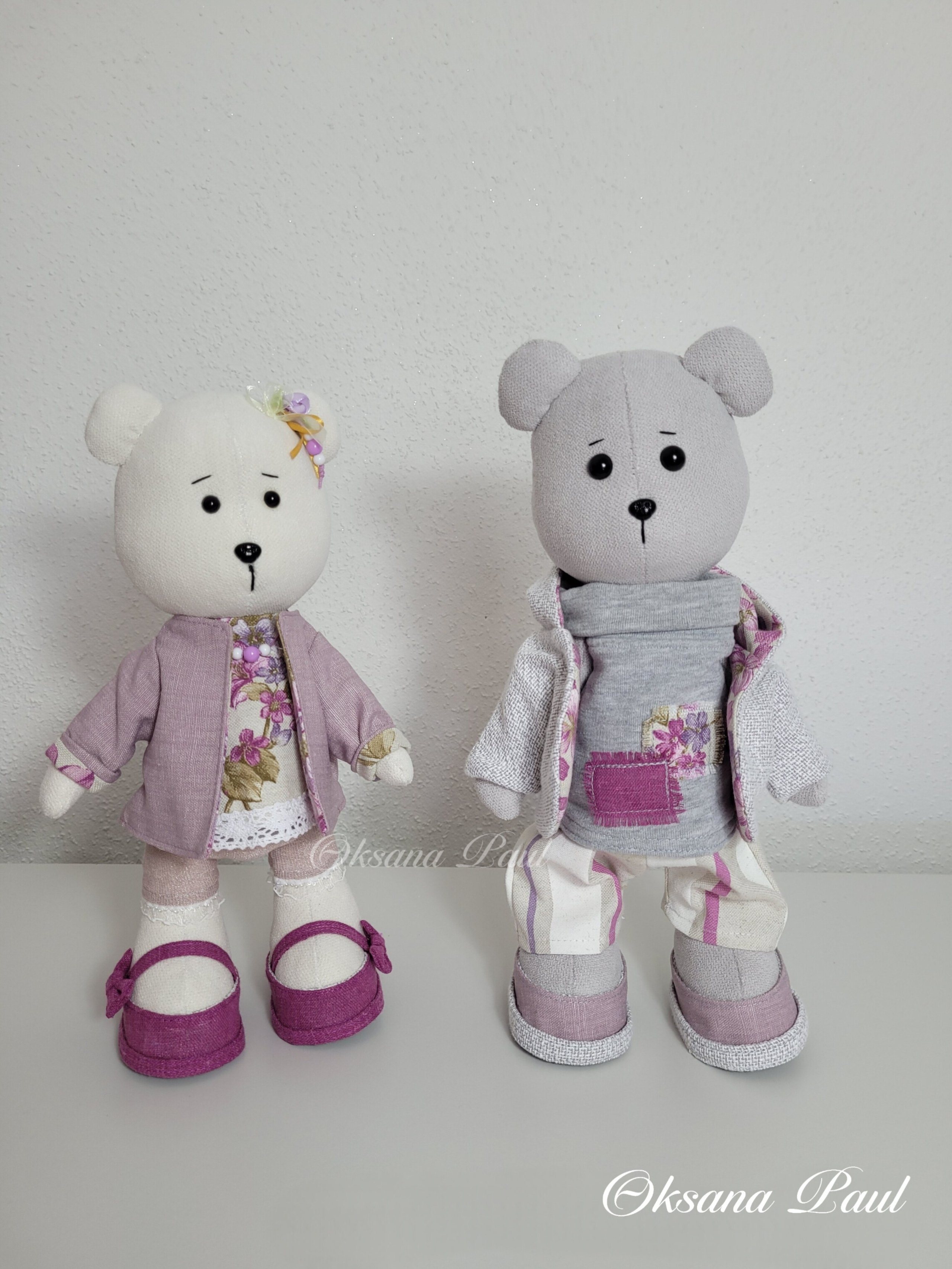 Текстильные игрушки / Stofffiguren ➤. Oksana Paul-Gardinen-Design Oksana Paul ✧ Art of Gardinen & Textile Design ✧ Polymer Clay Art & Handmade Creatures