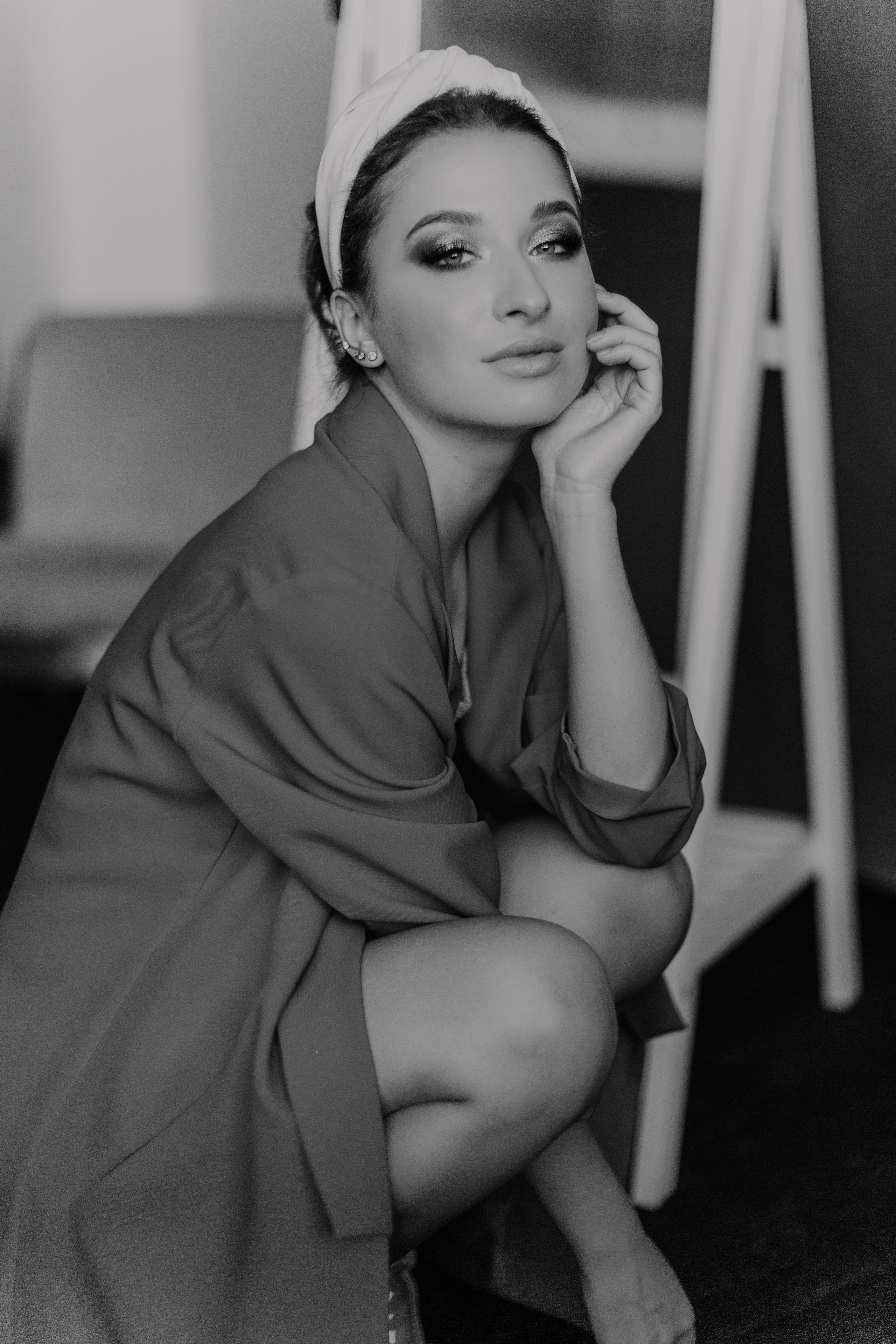 Yuliya studio photoshoot. Photographer Rouen, France