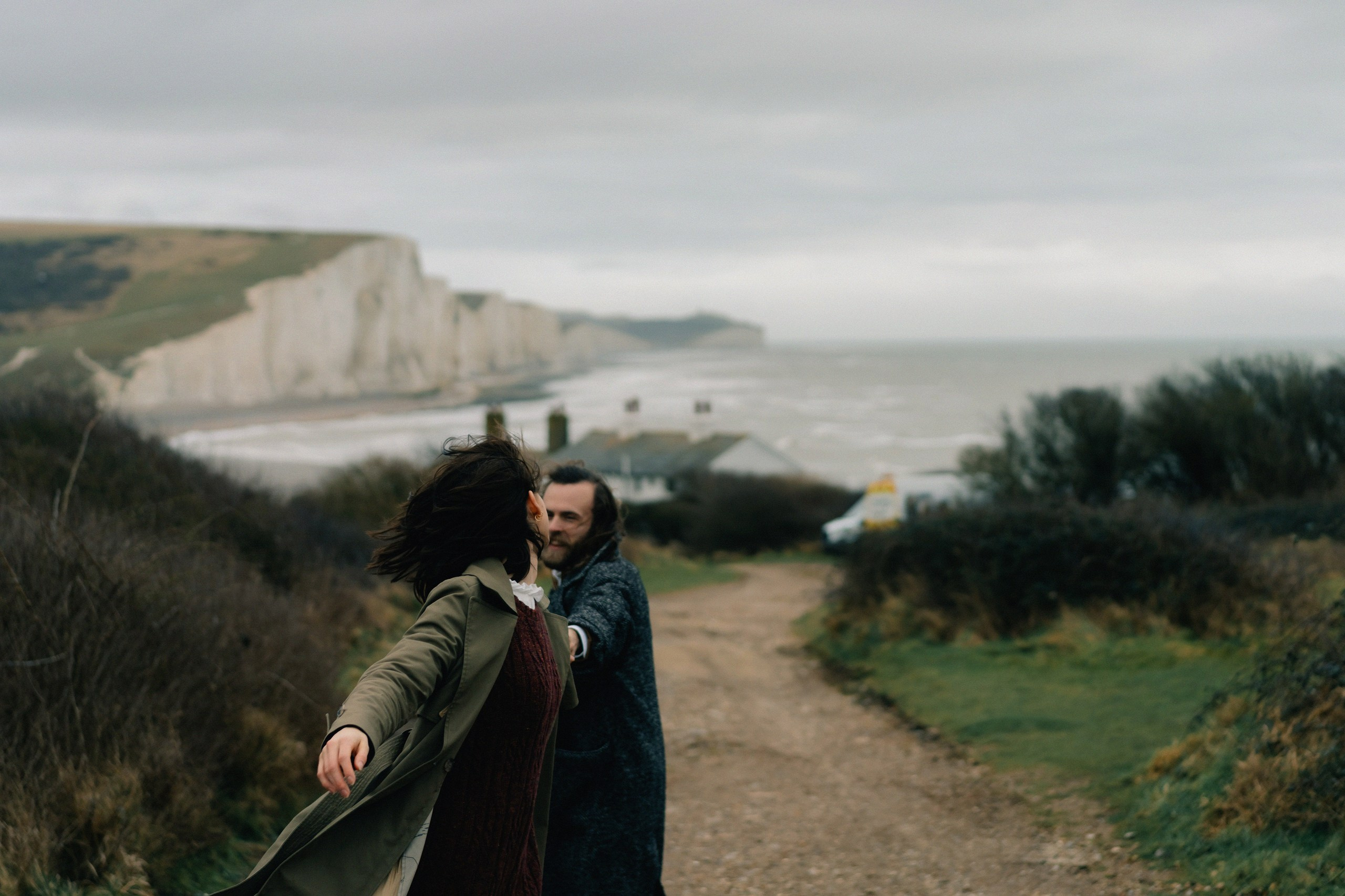 Engagement session in Seven Sisters. London portrait and family photographer