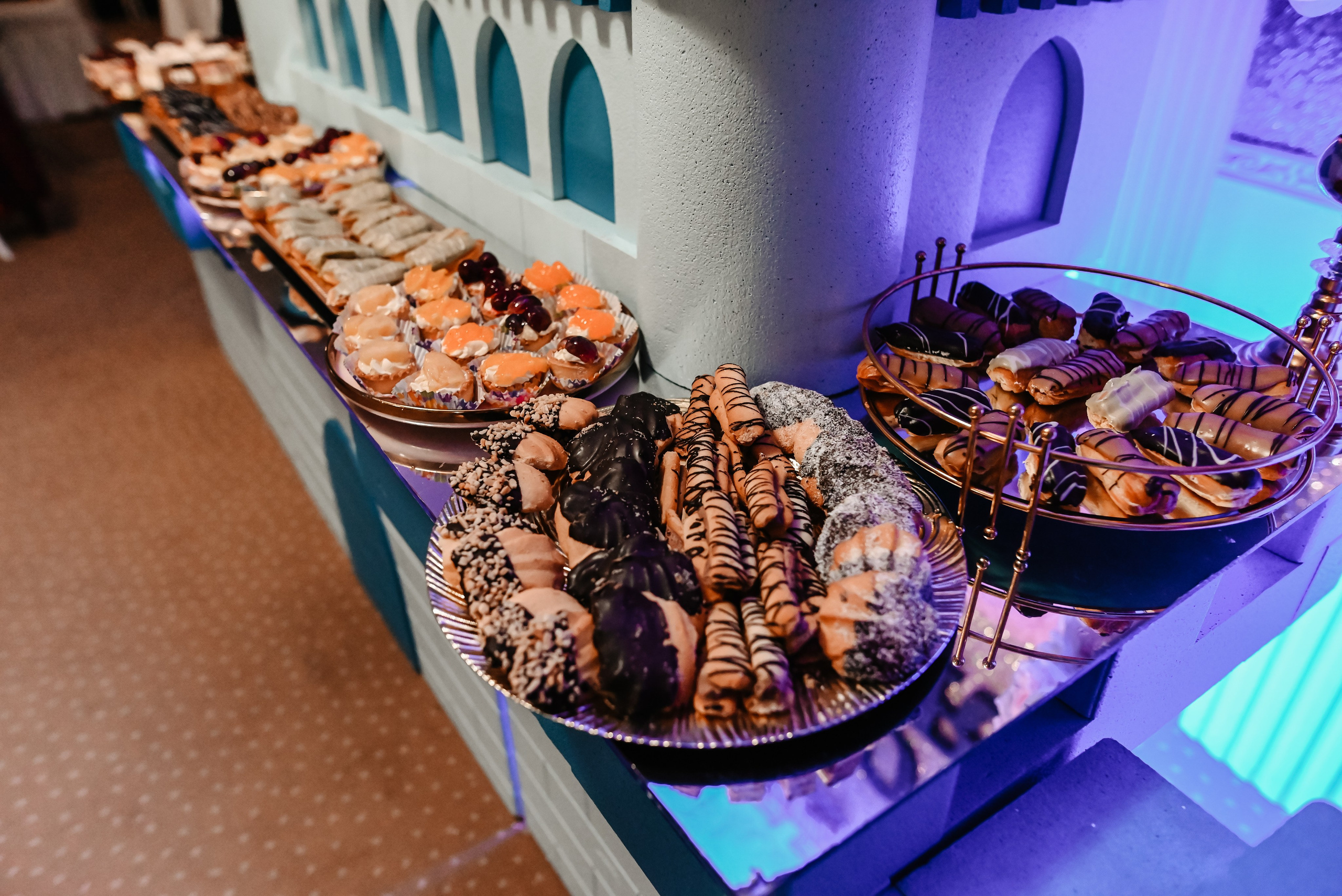 Candy Bar  la petrecerea de botez – imagine realizată de Ana Maria Drăgan 