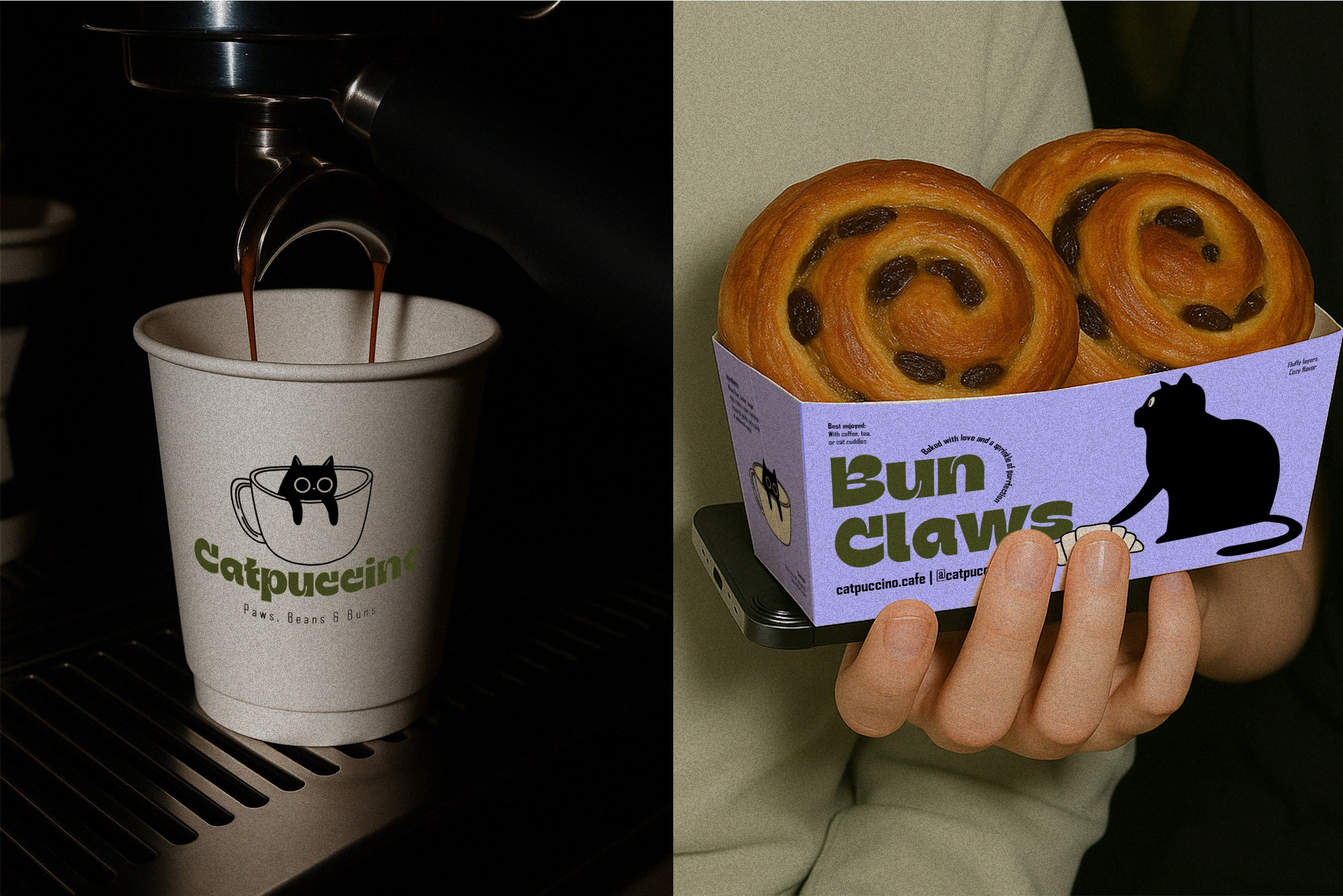 Catpuccino. Helen Reveur | Illustrator & Brand Designer | Ready-Made & Custom Illustrations