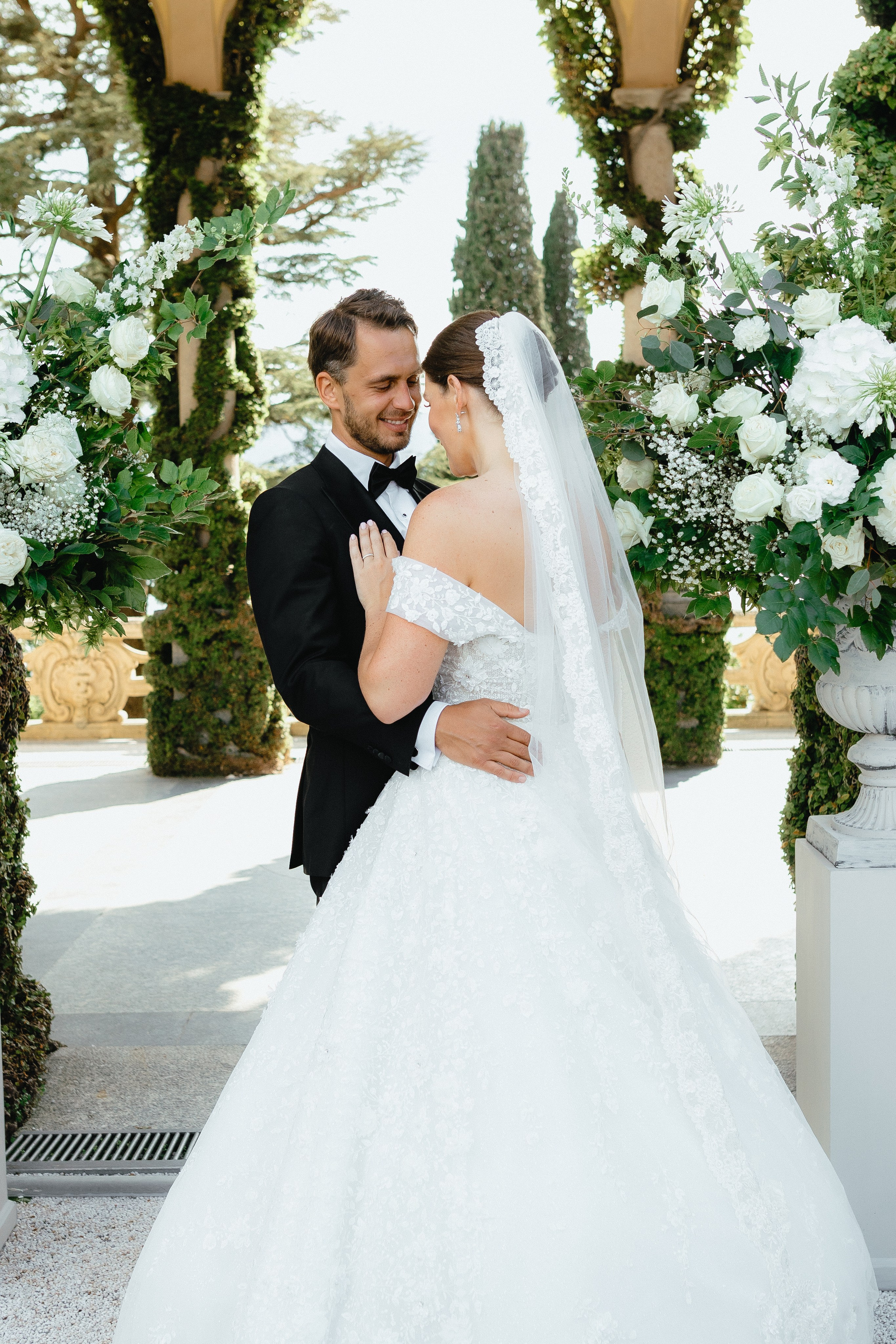 Katie & Remy, Villa del Balbianello, Como. Photographer in Italy Anna Linnik