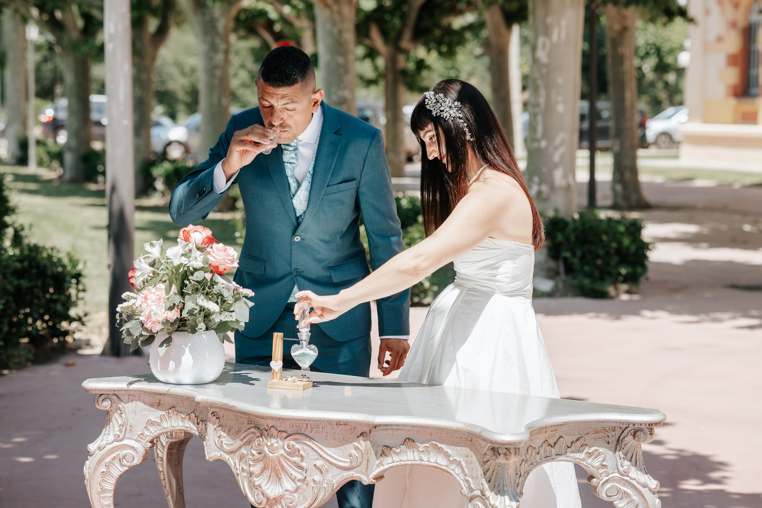 Silvia+Carlos, 31.5.2025, Balneario Vichy Catalan. Fotógrafa de bodas en Cataluña