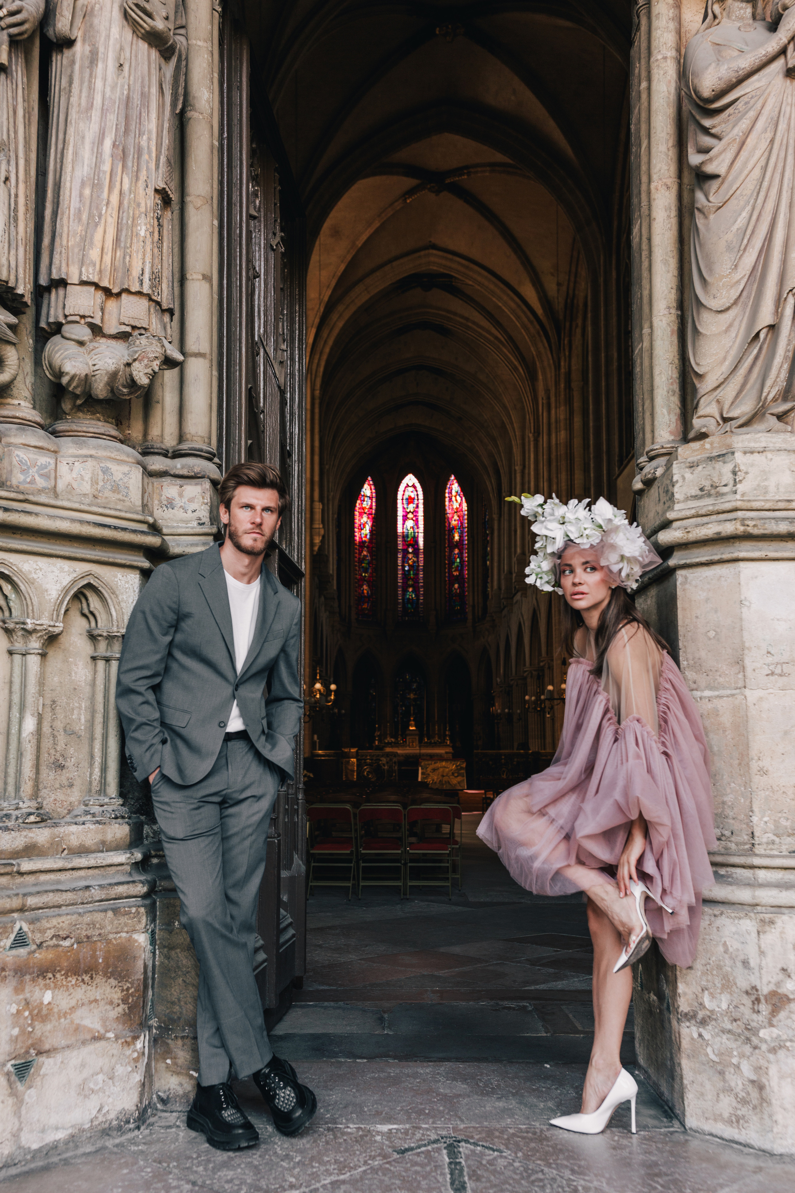 Wedding in Paris (Maria & Brian). Photographer Rouen, France
