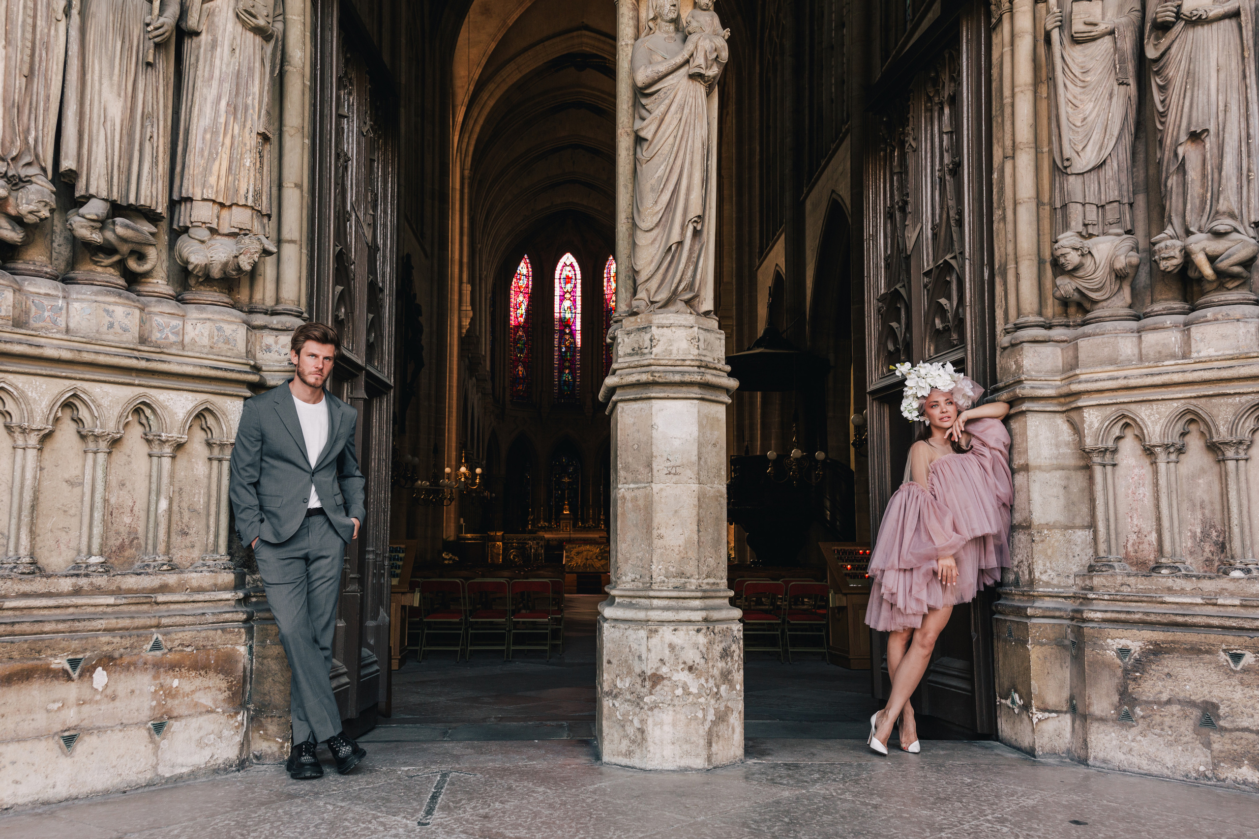 Wedding in Paris (Maria & Brian). Photographer Rouen, France