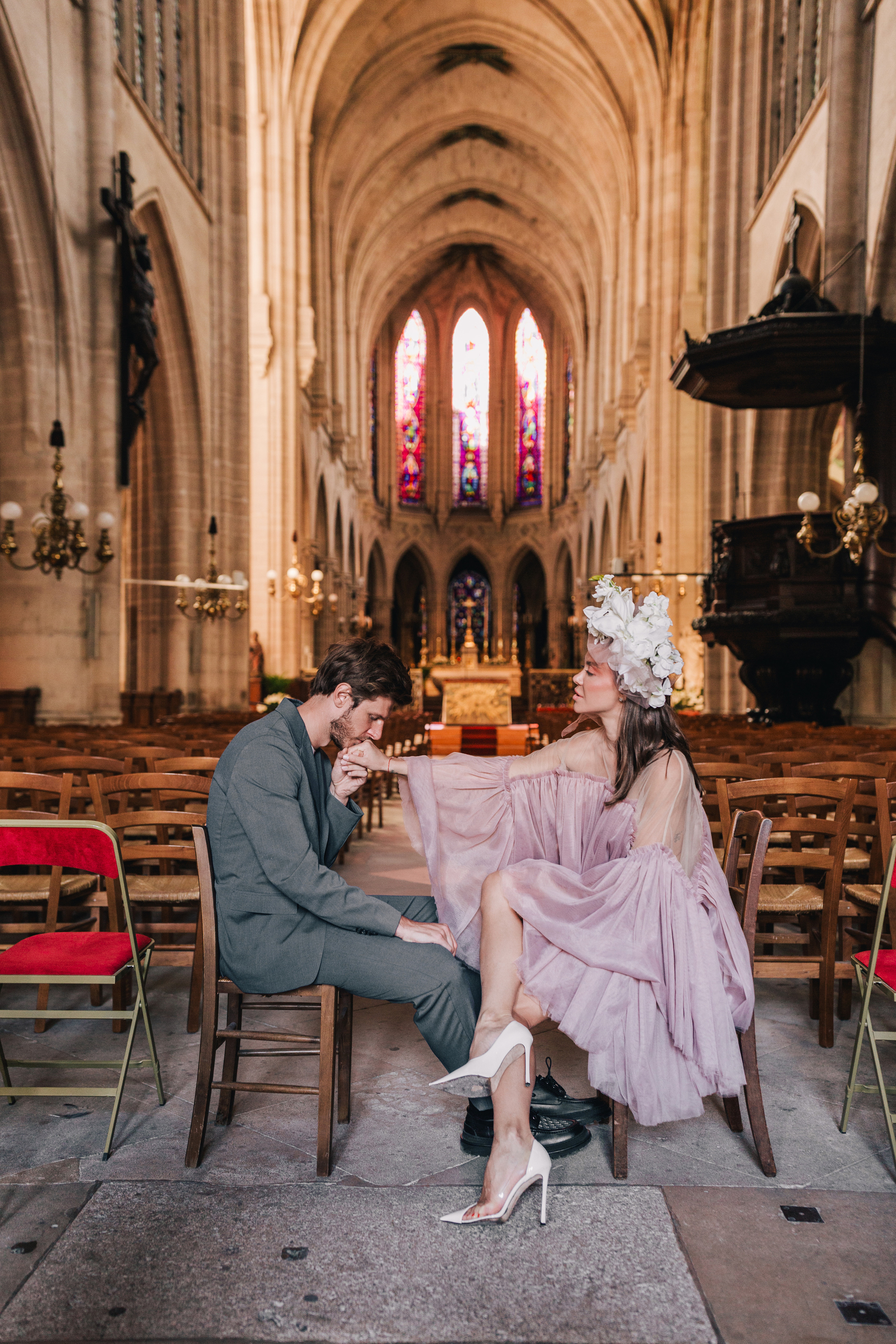 Wedding in Paris (Maria & Brian). Photographer Rouen, France
