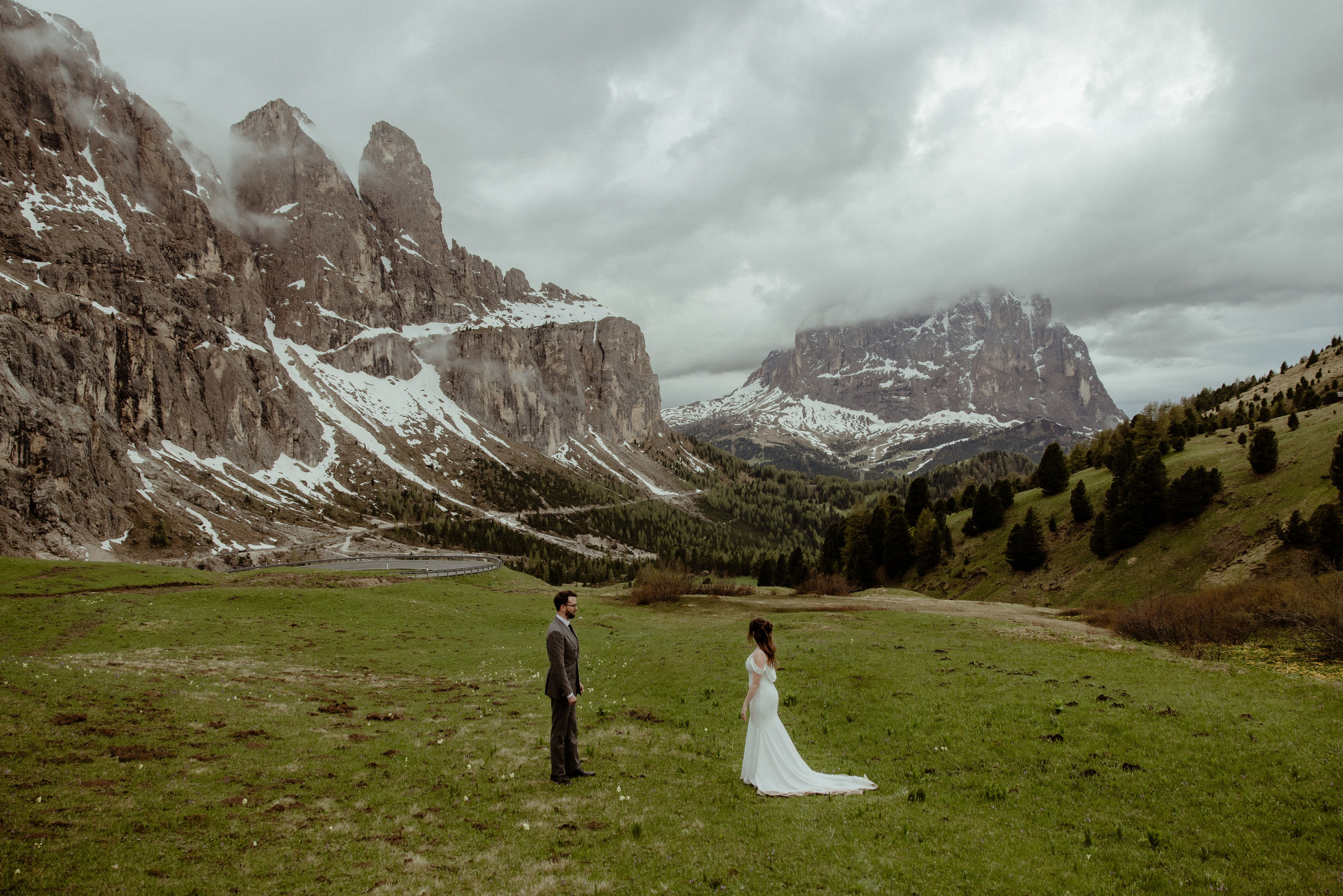 Dreamy elopement in Dolomites. Iceland elopement photo and video | Nikolaichik Photo