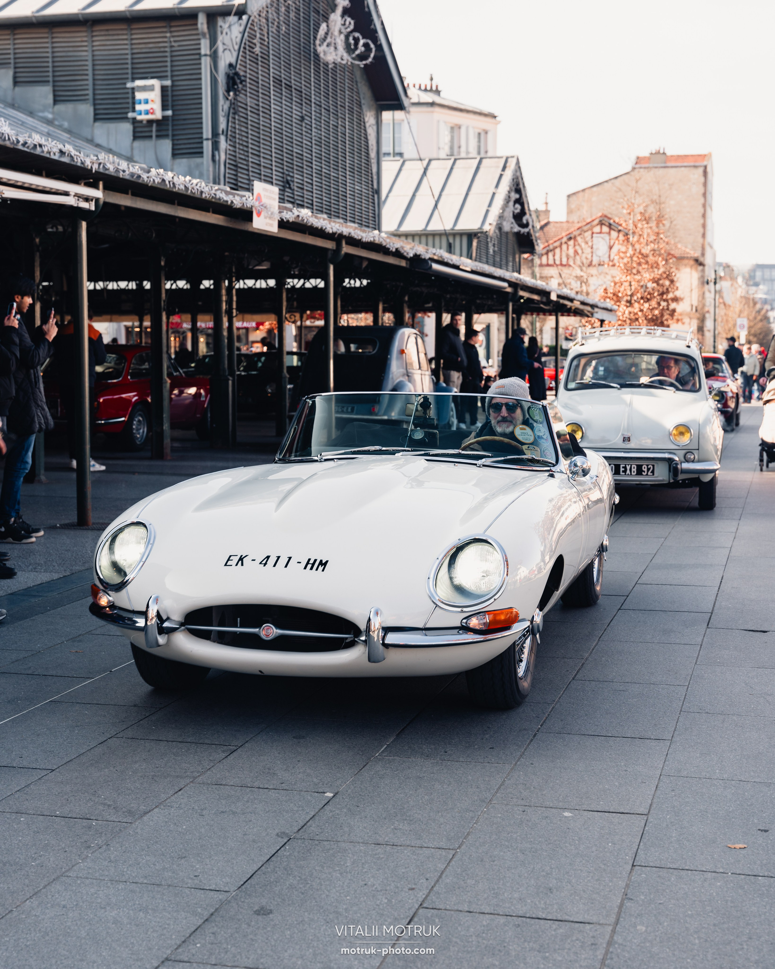 Rassemblement Colombes 16 fevrier 2025. Photographe de voitures à Paris — Vitalii Motruk