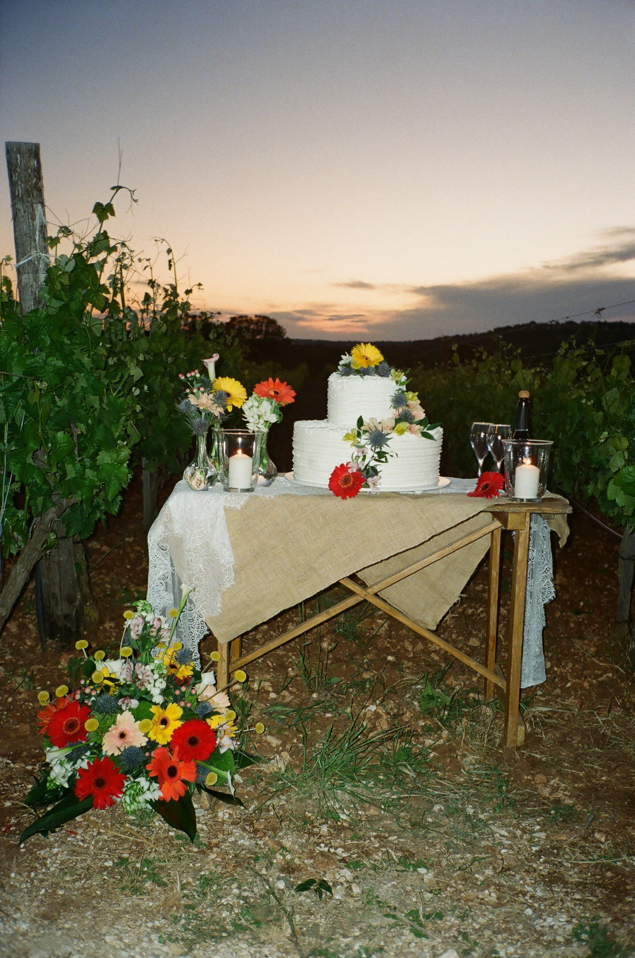 Stephanie & Christian film photos. Wedding photographer Italy