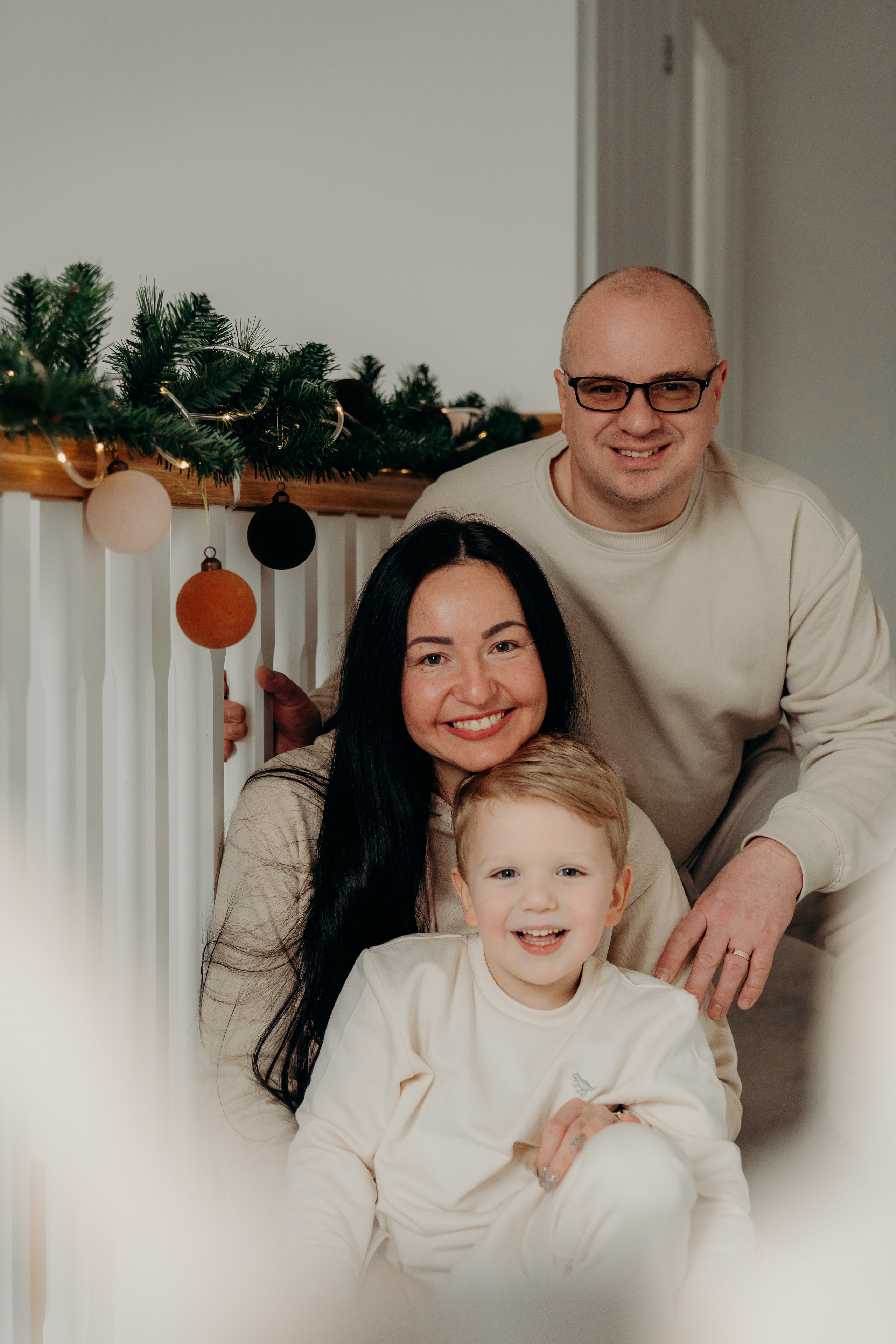Derbyshire Family. New Year in-home photo session, Washington. Newcastle Upon Tyne Photographer Yana Balatskaya