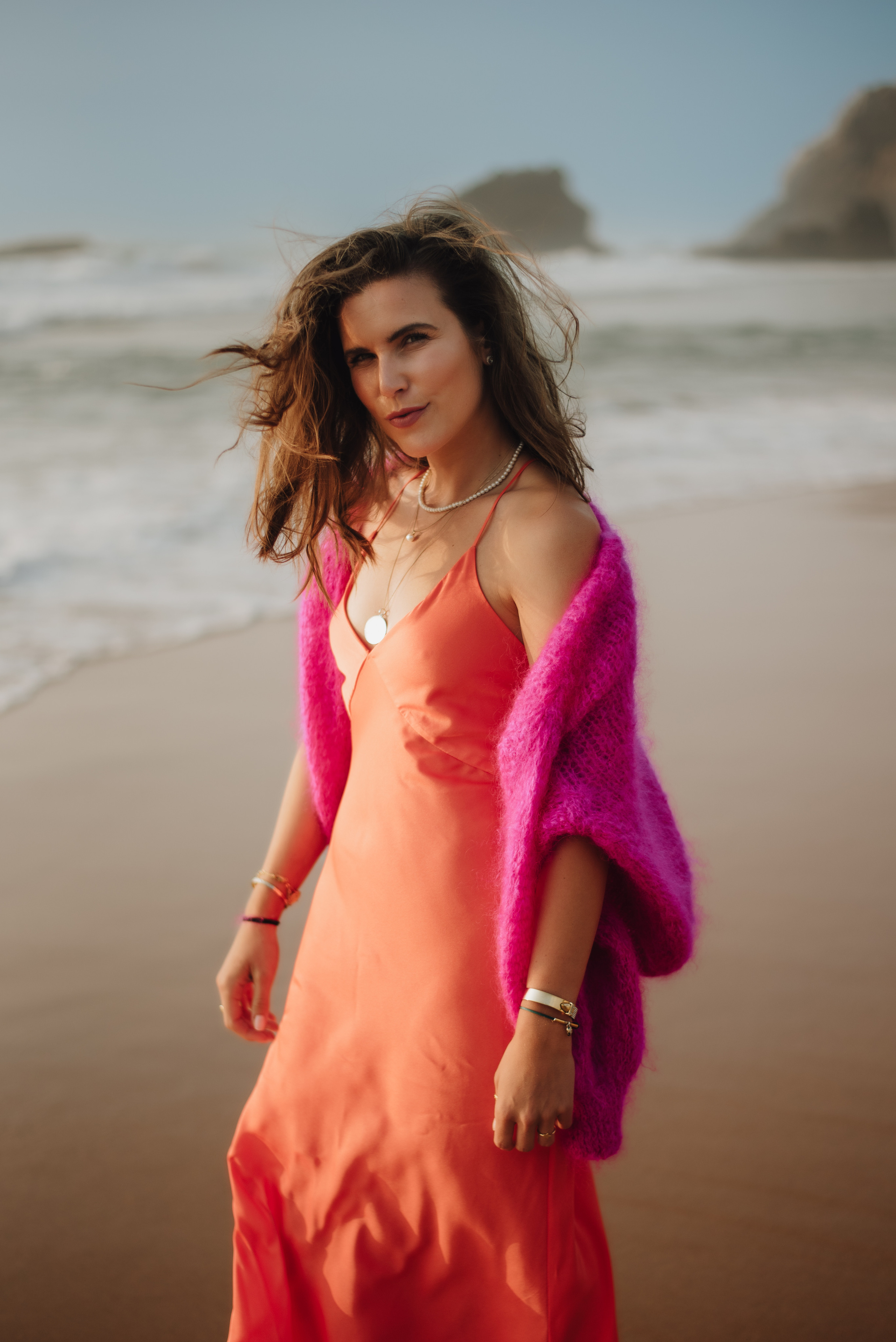 Fashion photo session at the beach. Lifestyle, wedding and family photographer
