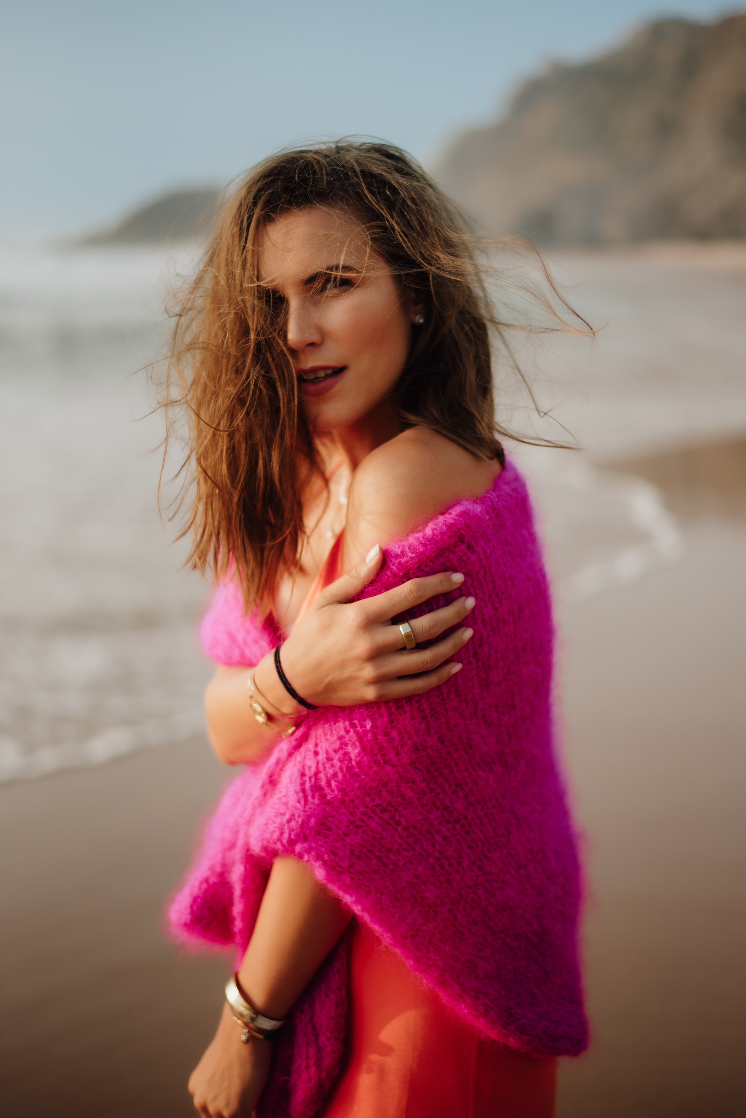 Fashion photo session at the beach. Lifestyle, wedding and family photographer