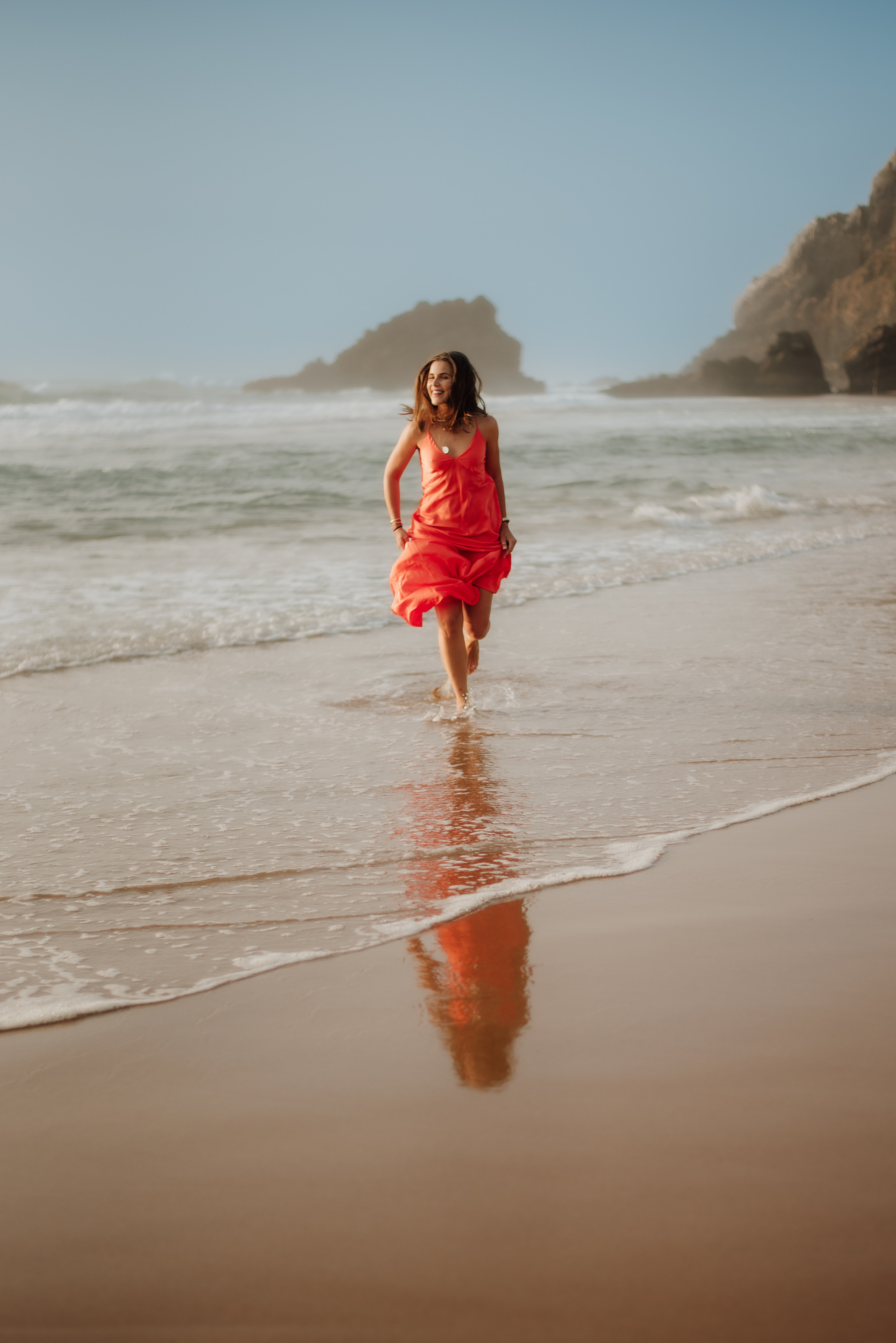 Fashion photo session at the beach. Lifestyle, wedding and family photographer