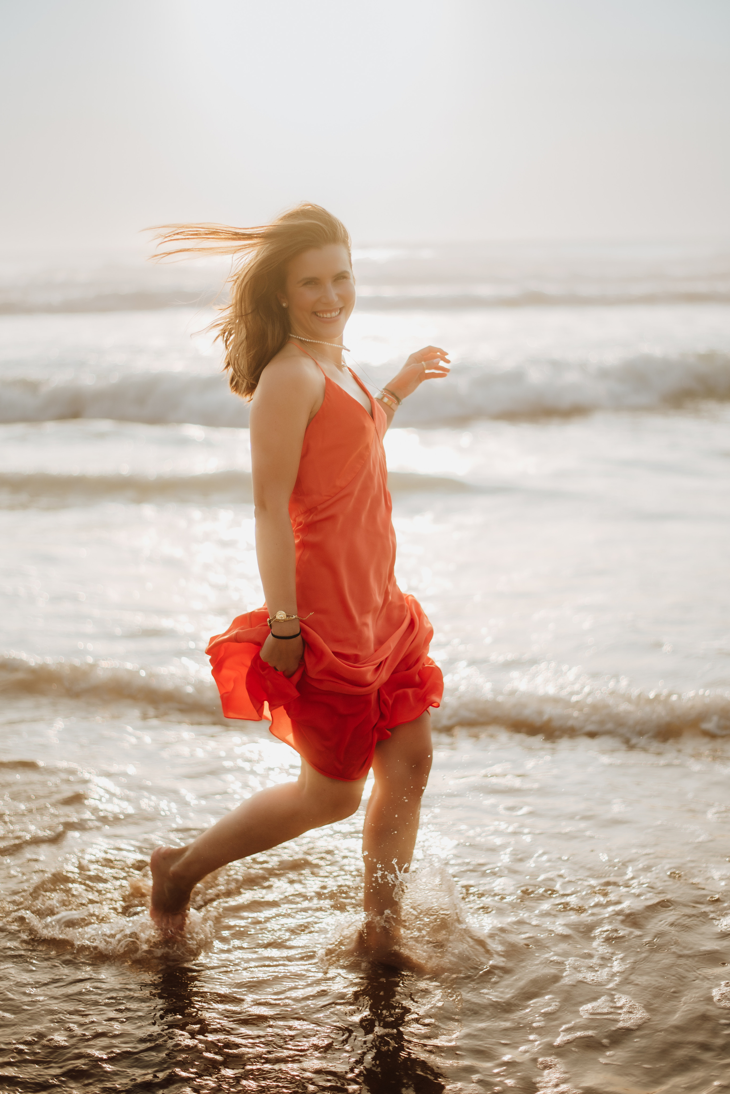Fashion photo session at the beach. Lifestyle, wedding and family photographer