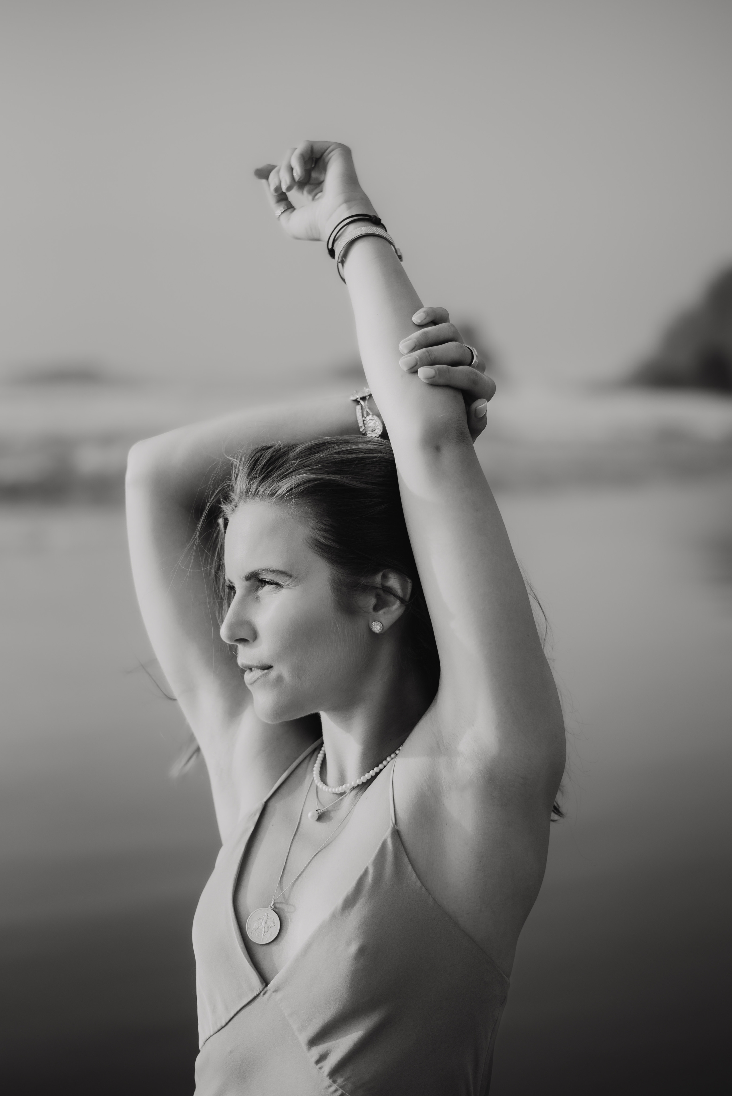 Fashion photo session at the beach. Lifestyle, wedding and family photographer