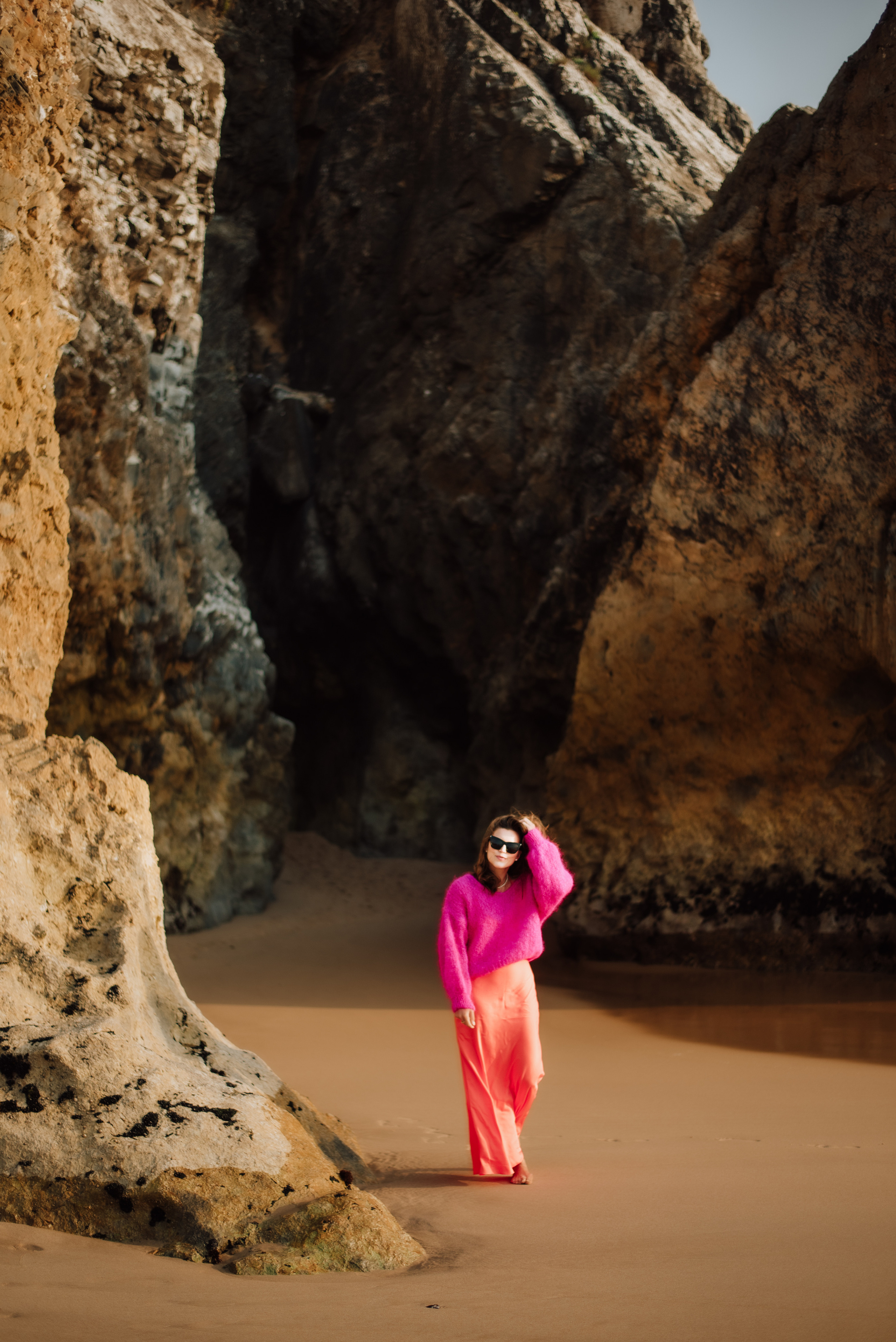 Fashion photo session at the beach. Lifestyle, wedding and family photographer