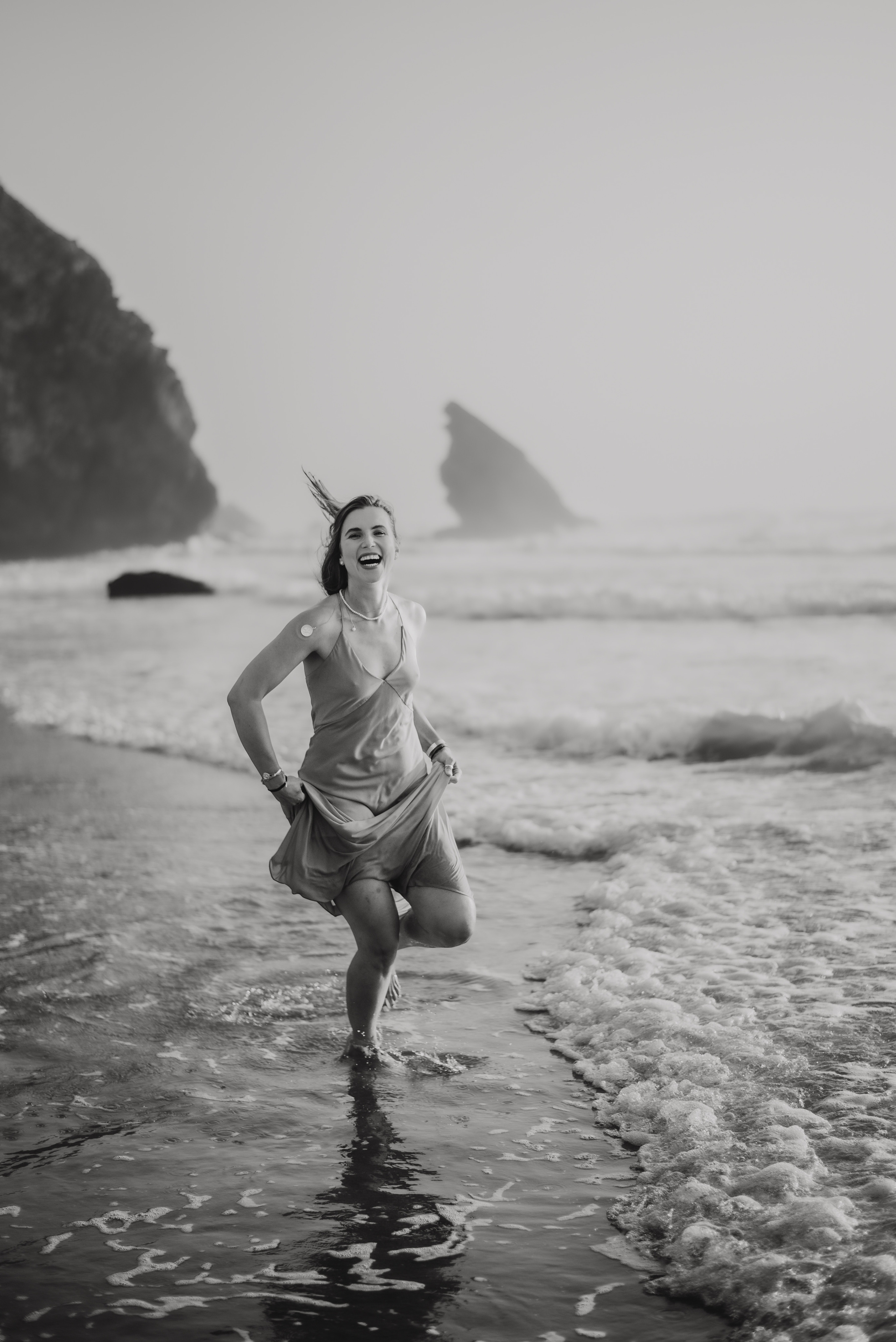 Fashion photo session at the beach. Lifestyle, wedding and family photographer