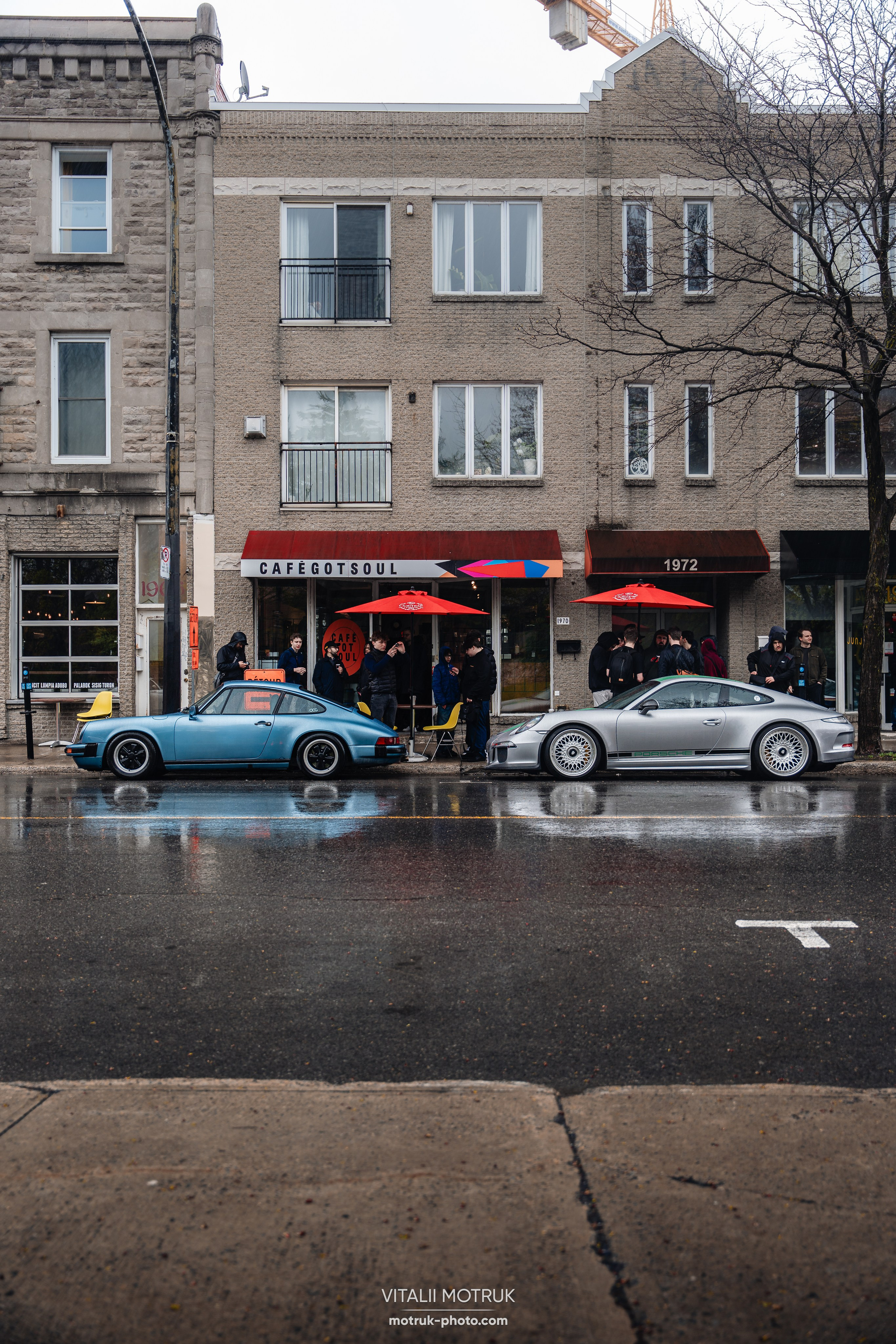 Cars and Coffee CafeGotSoul. Photographe de voitures à Paris — Vitalii Motruk