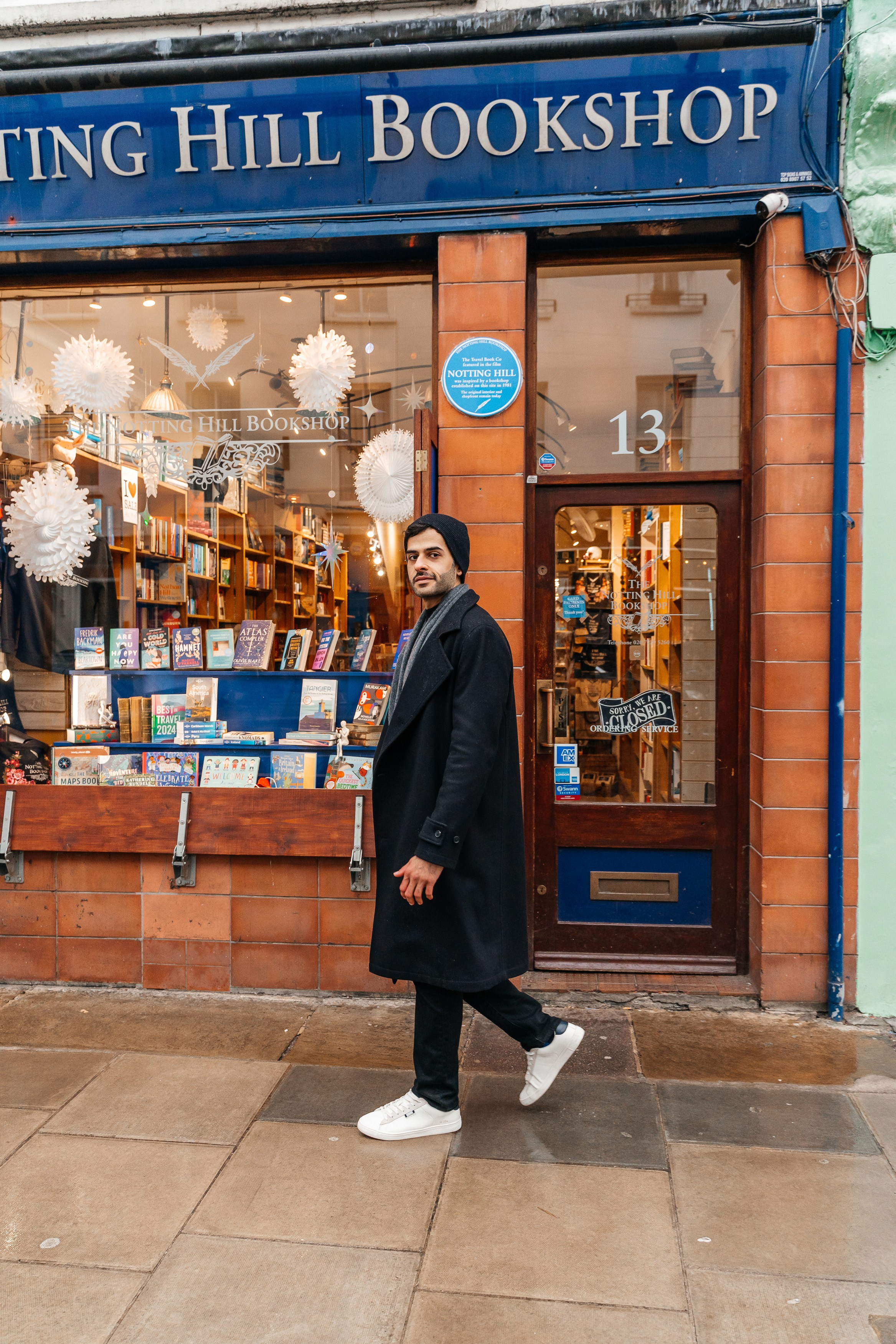 The Notting Hill Bookshop, London photoshoot, Notting Hill photoshoot 