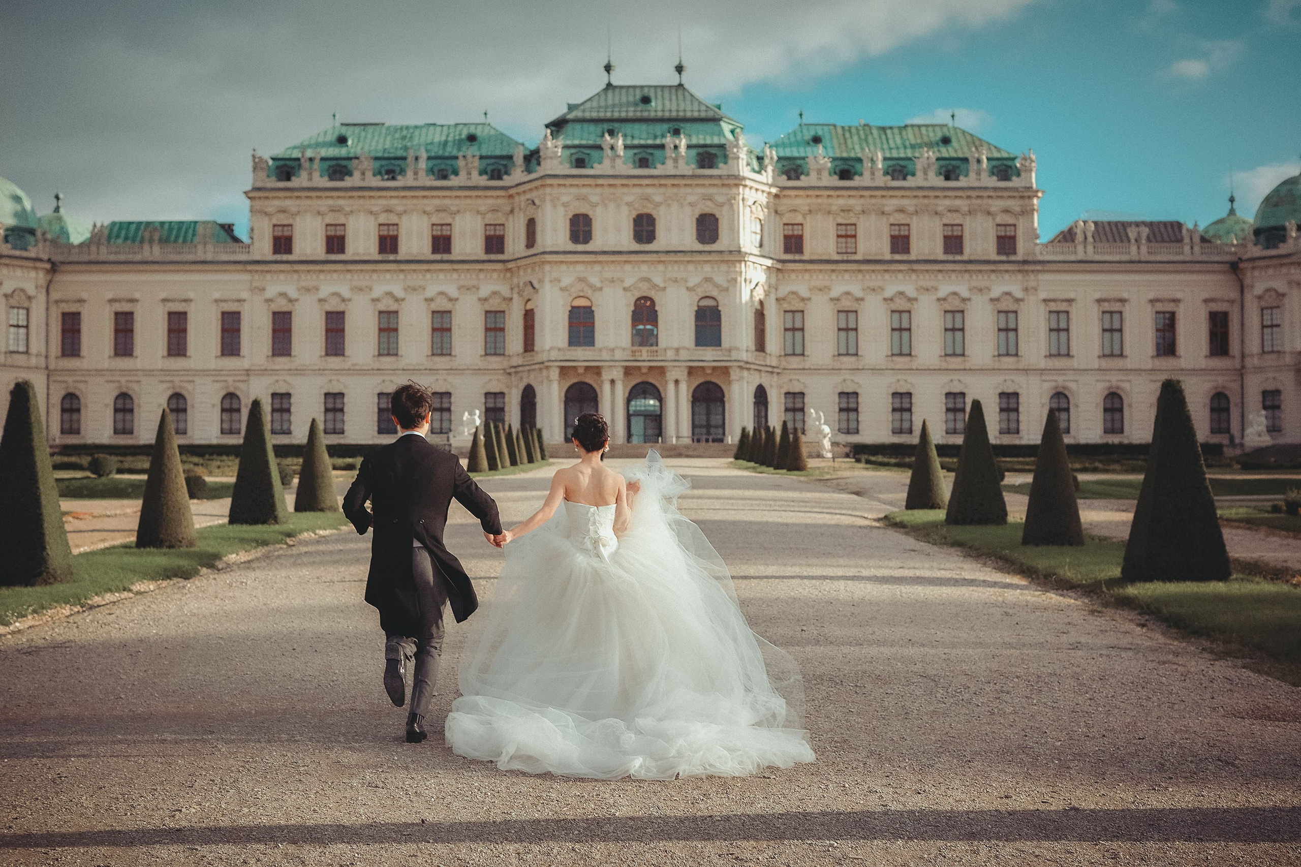 Belvedere Palace Wedding, Vienna, Austria. Northeast Ohio (Cleveland, Youngstown, Akron) Wedding Photography