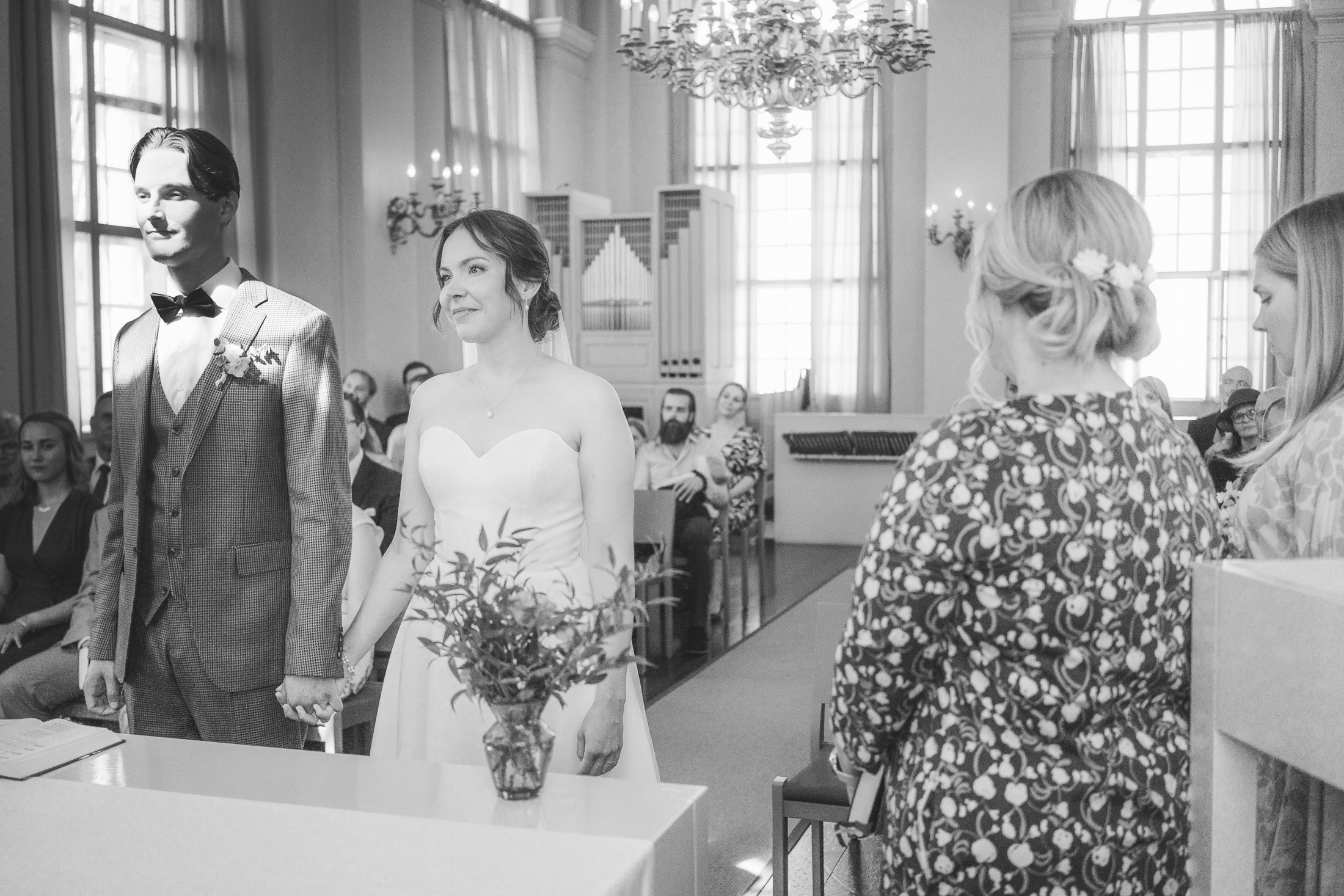 Anna&Topias, hääkuvaus Tuomiokirkon kappeli