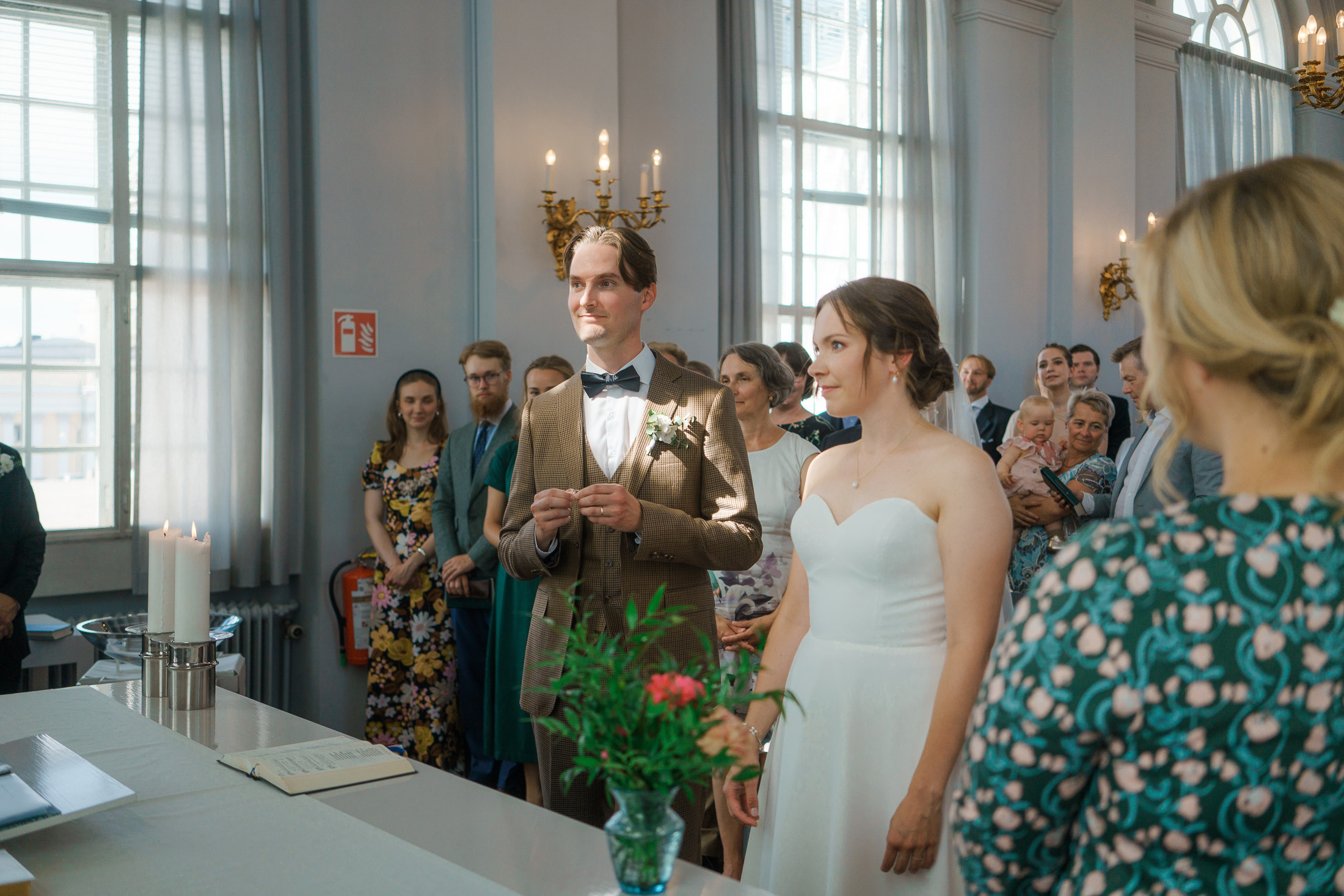 Anna&Topias, hääkuvaus Tuomiokirkon kappeli