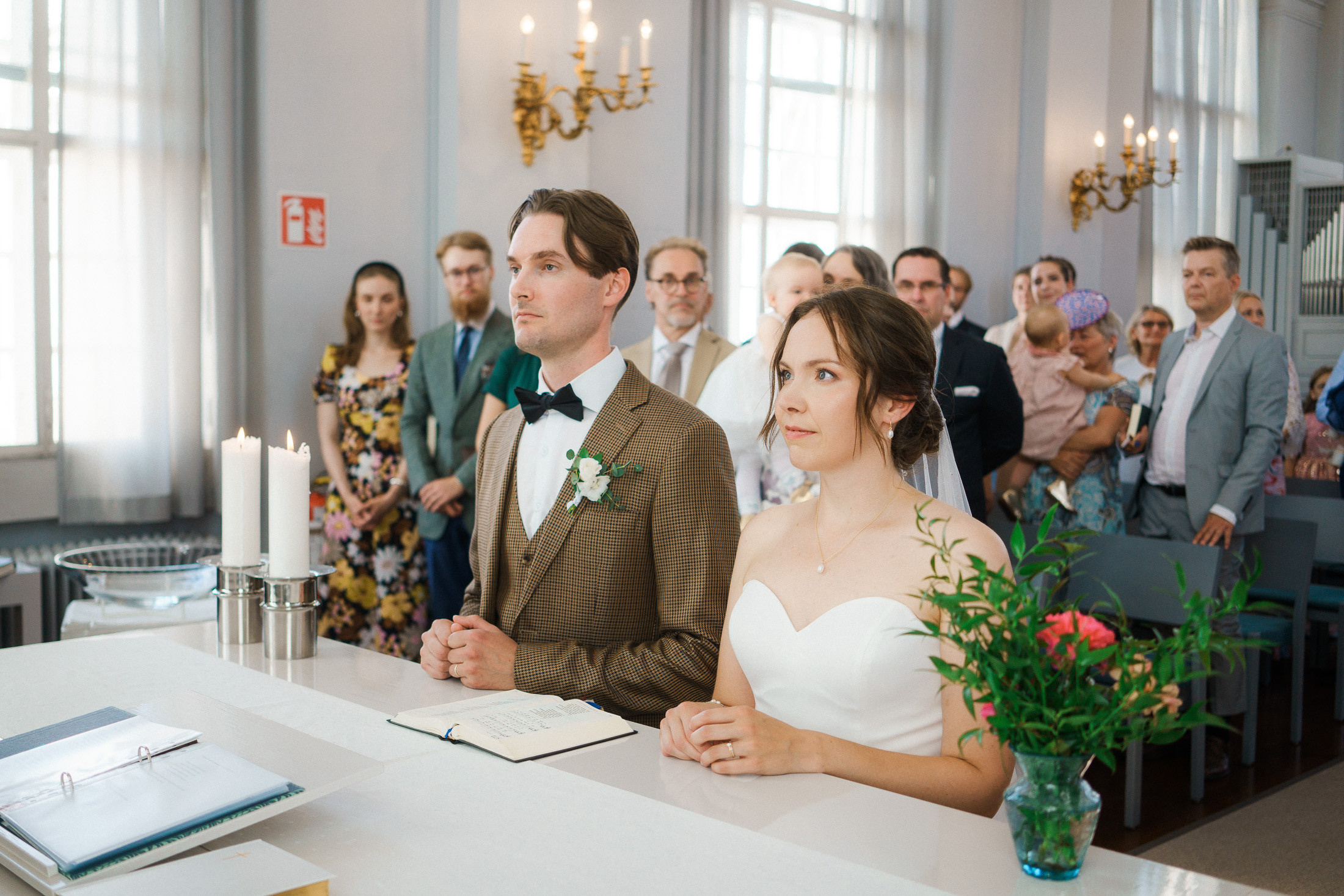 Anna&Topias, hääkuvaus Tuomiokirkon kappeli