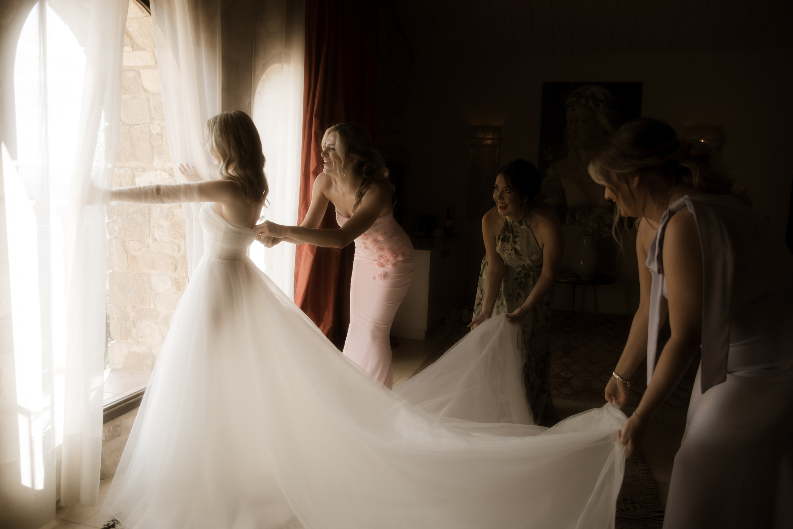 PJ & Yonna. Hotel Castell d’Emporda. Paola wedding photographer / videographer in Barcelona