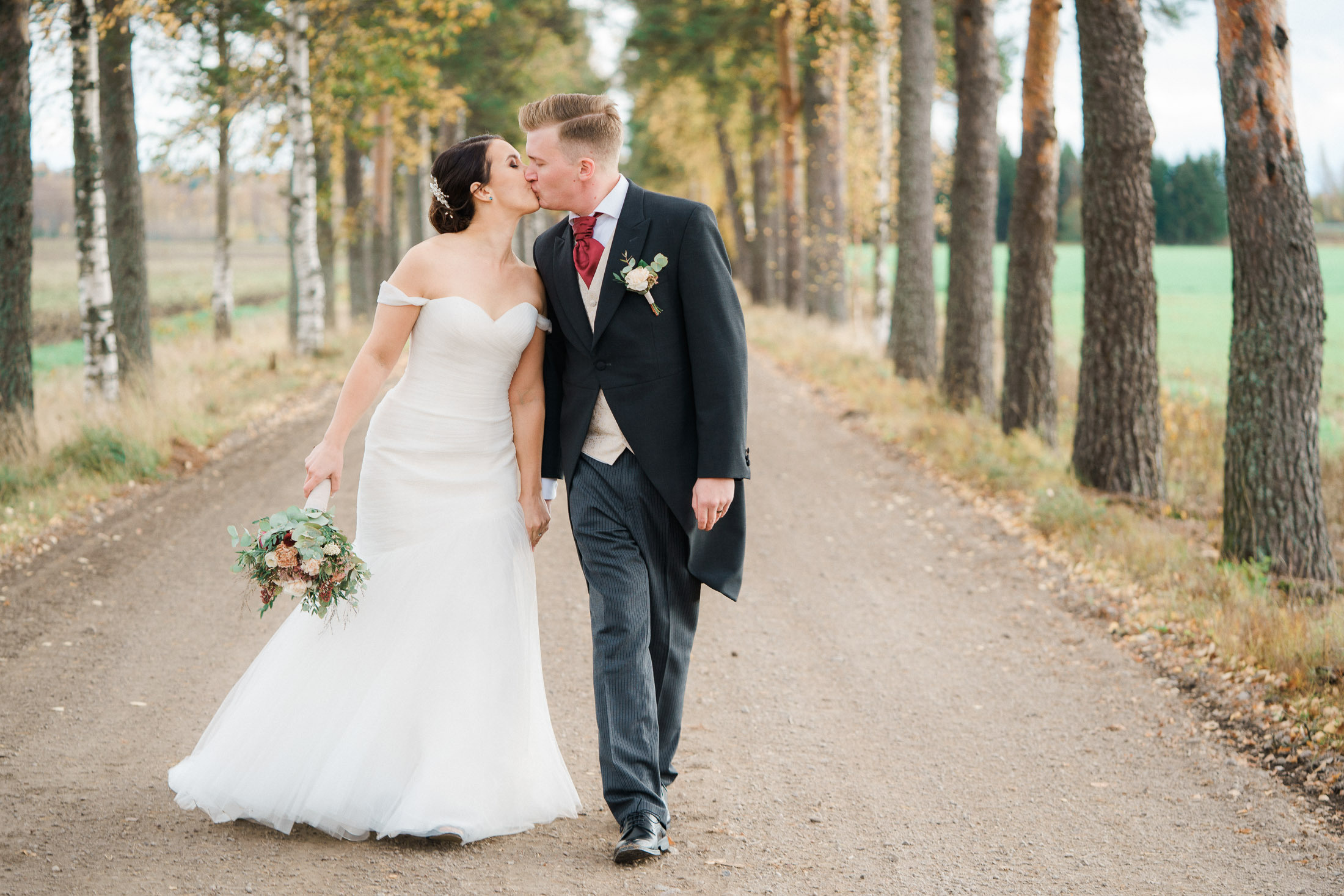 Johanna&Risto, Kiaalan kartano, hääkuvaus Porvoo