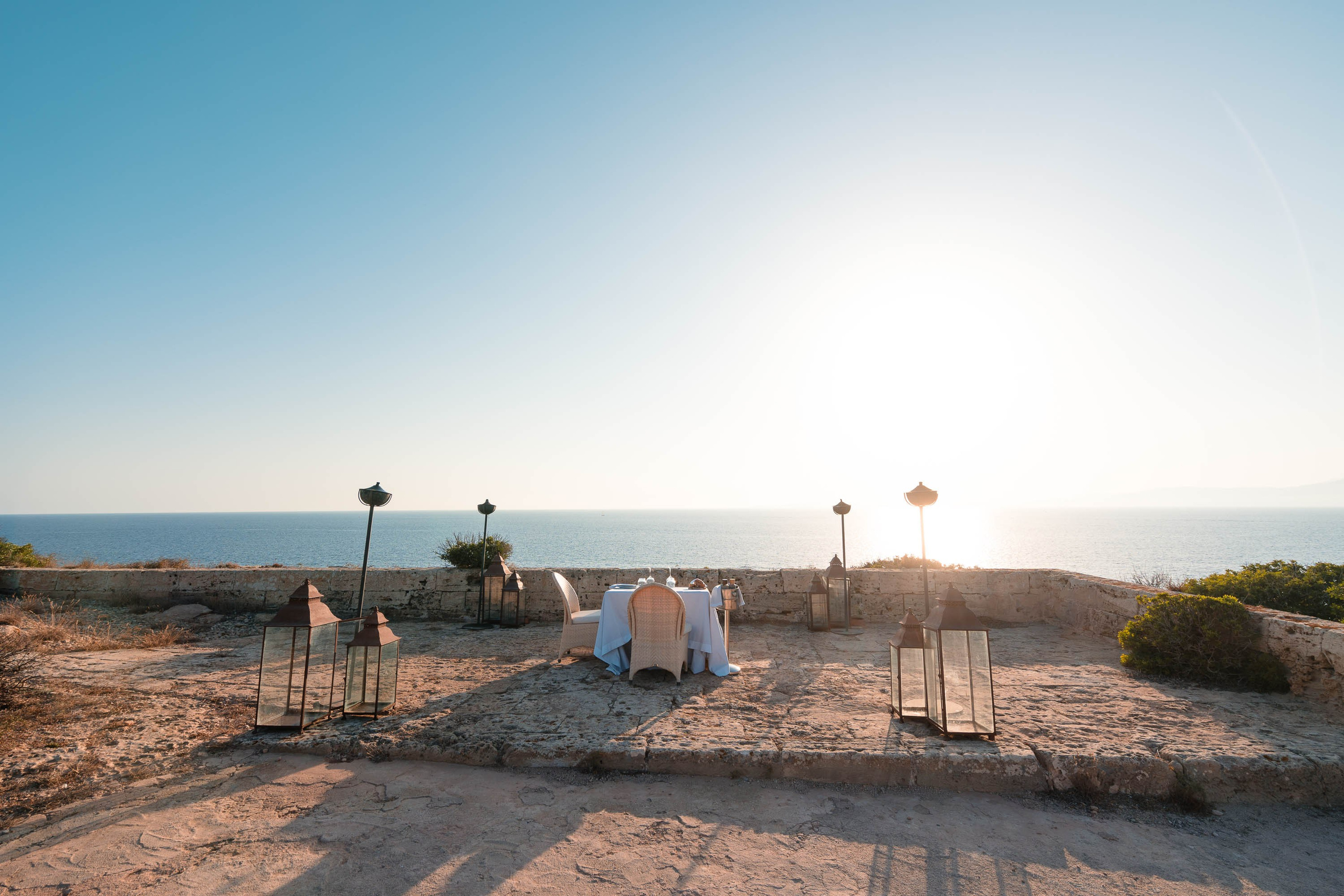 Perfect Marriage Proposal at Cap Rocat Hotel. Mallorca Wedding, Corporate & Social Photographer