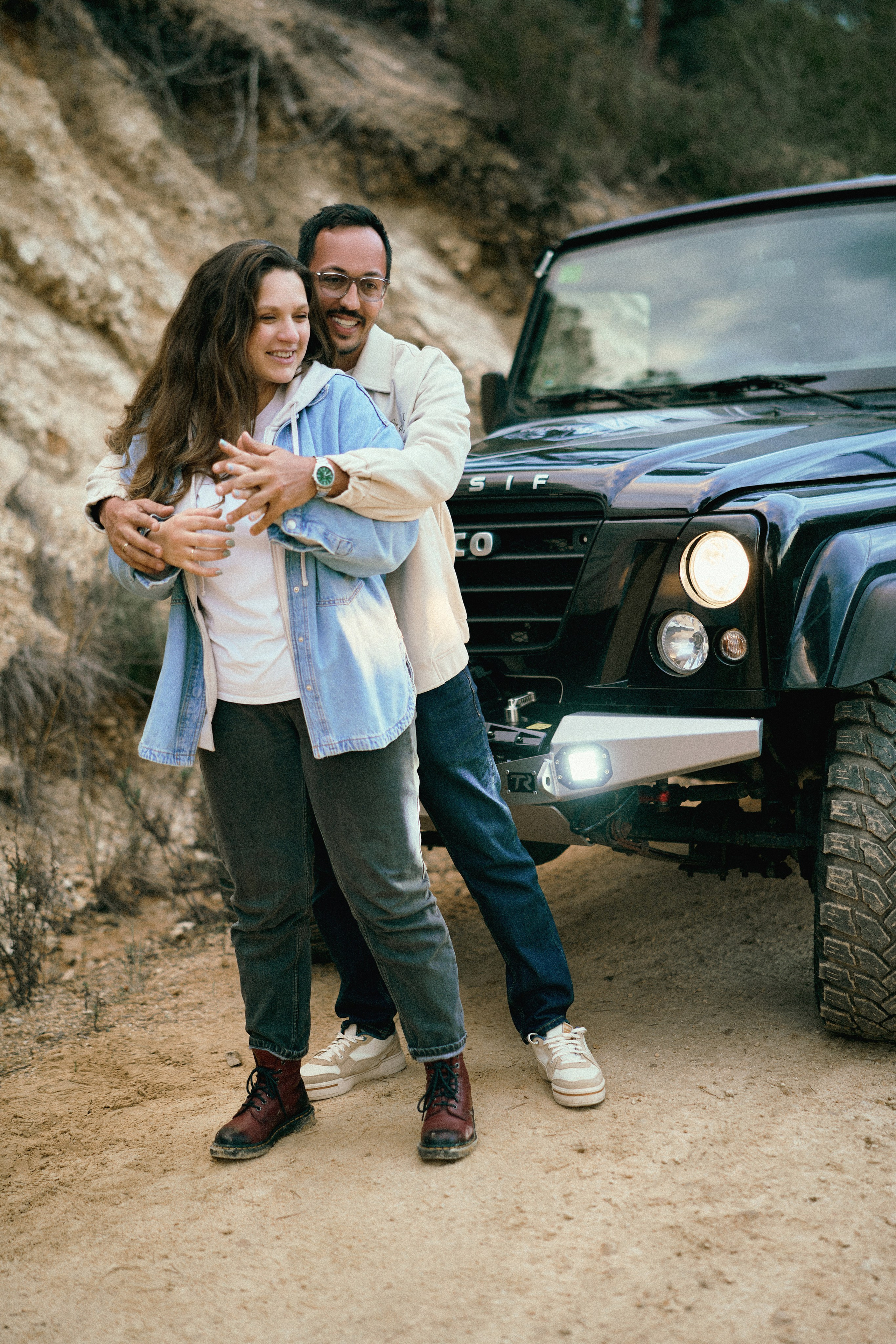 Луис и Лена. Машина. Фотограф в Барселоне Жанна Захарченко