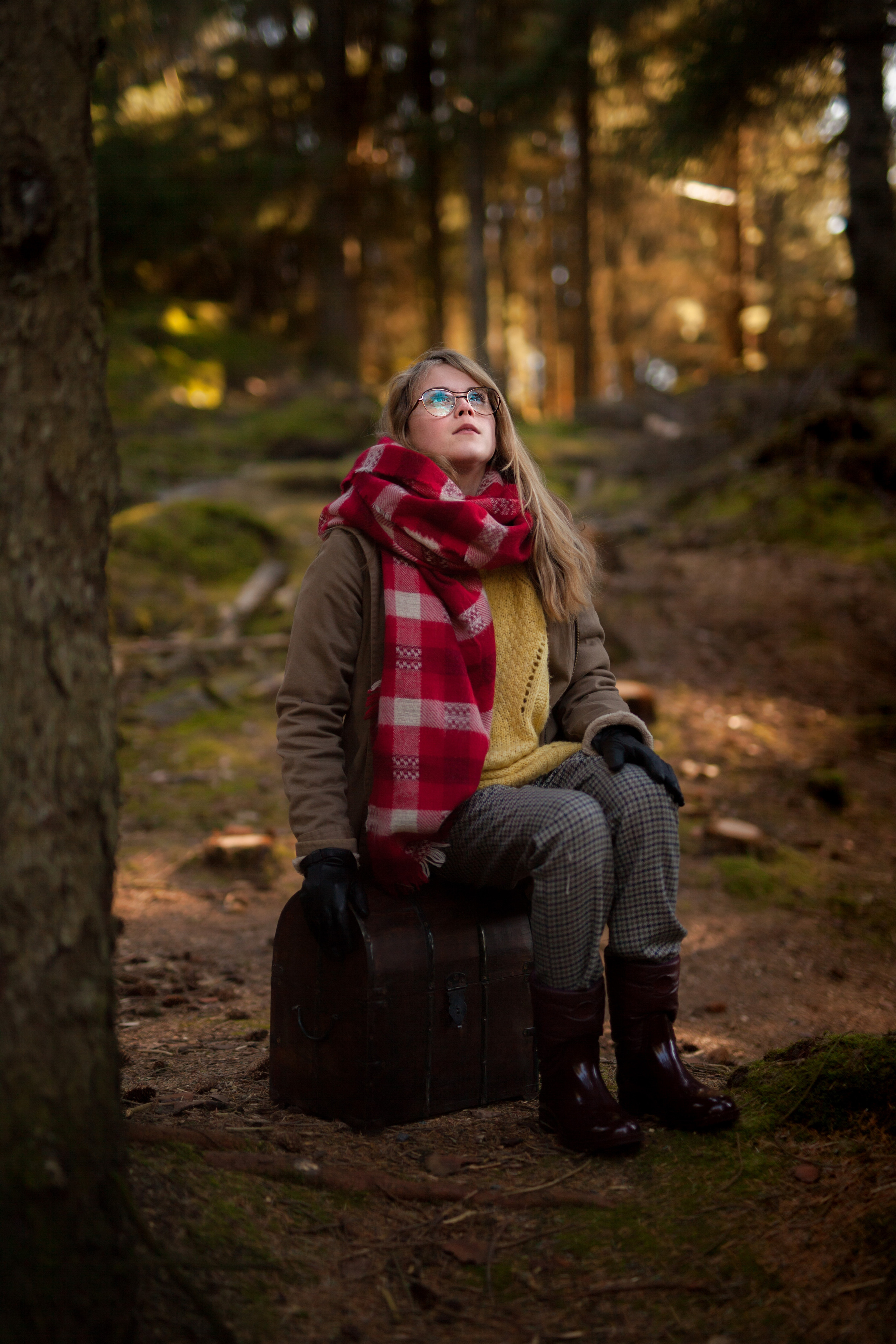 Forest magic. Family and real state photographer in Haugesund Dina Vikra