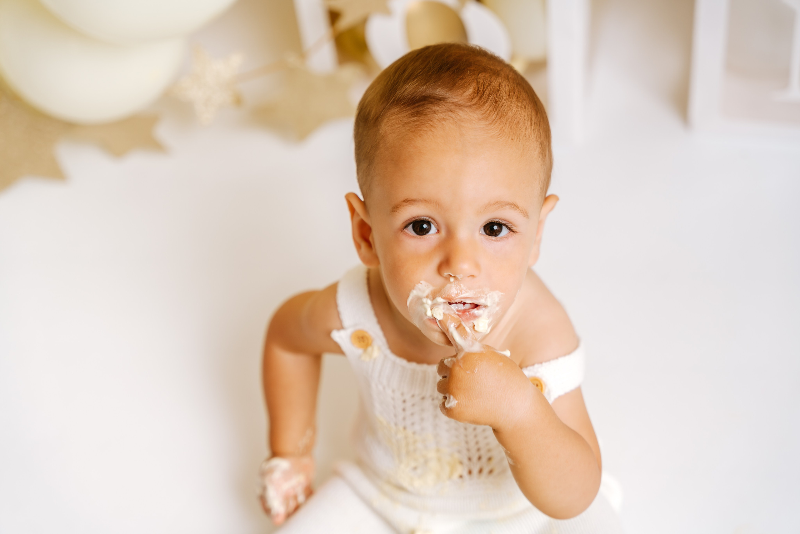 Smash cake. Svitlana Miahka fotografa a Genova