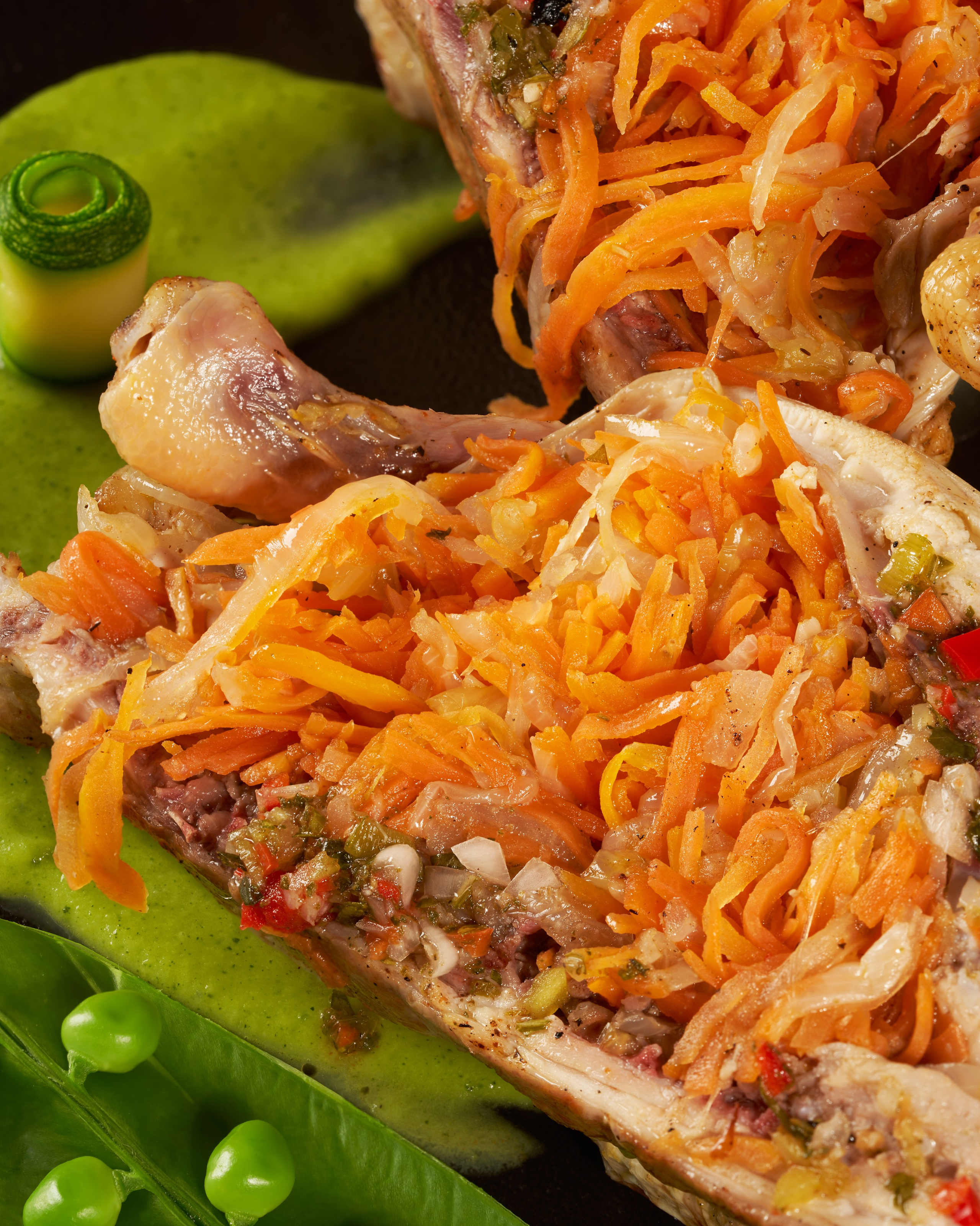 High-quality food photography for restaurant menus