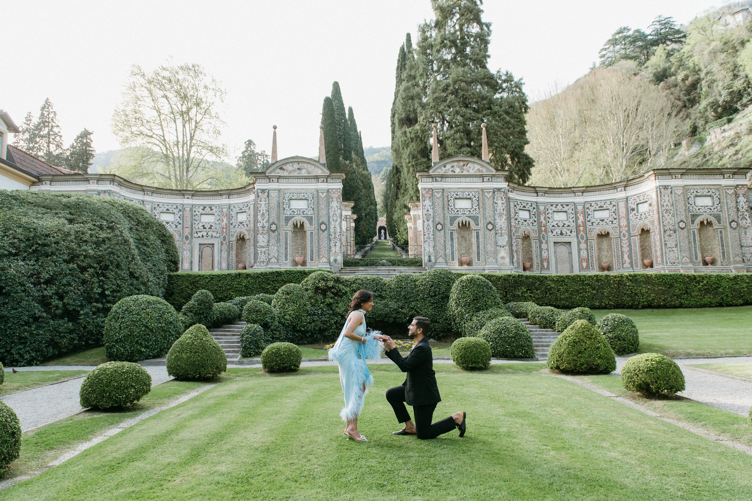 Proposal in Villa dEste. Lake Como Photographer — Proposal | Wedding | Elopement