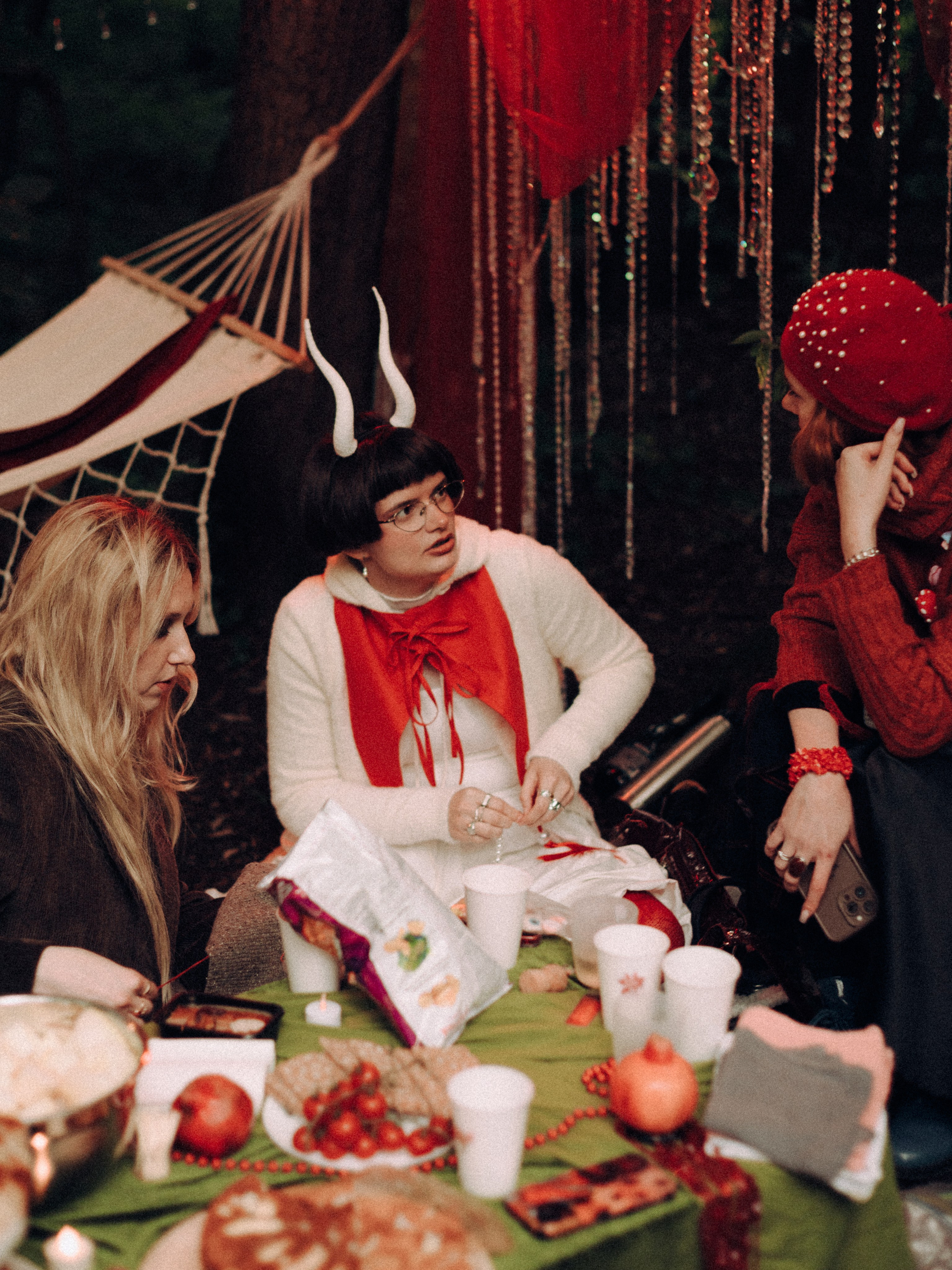 Witches' picnic — fantasy themed event. Moth & Moss Photography