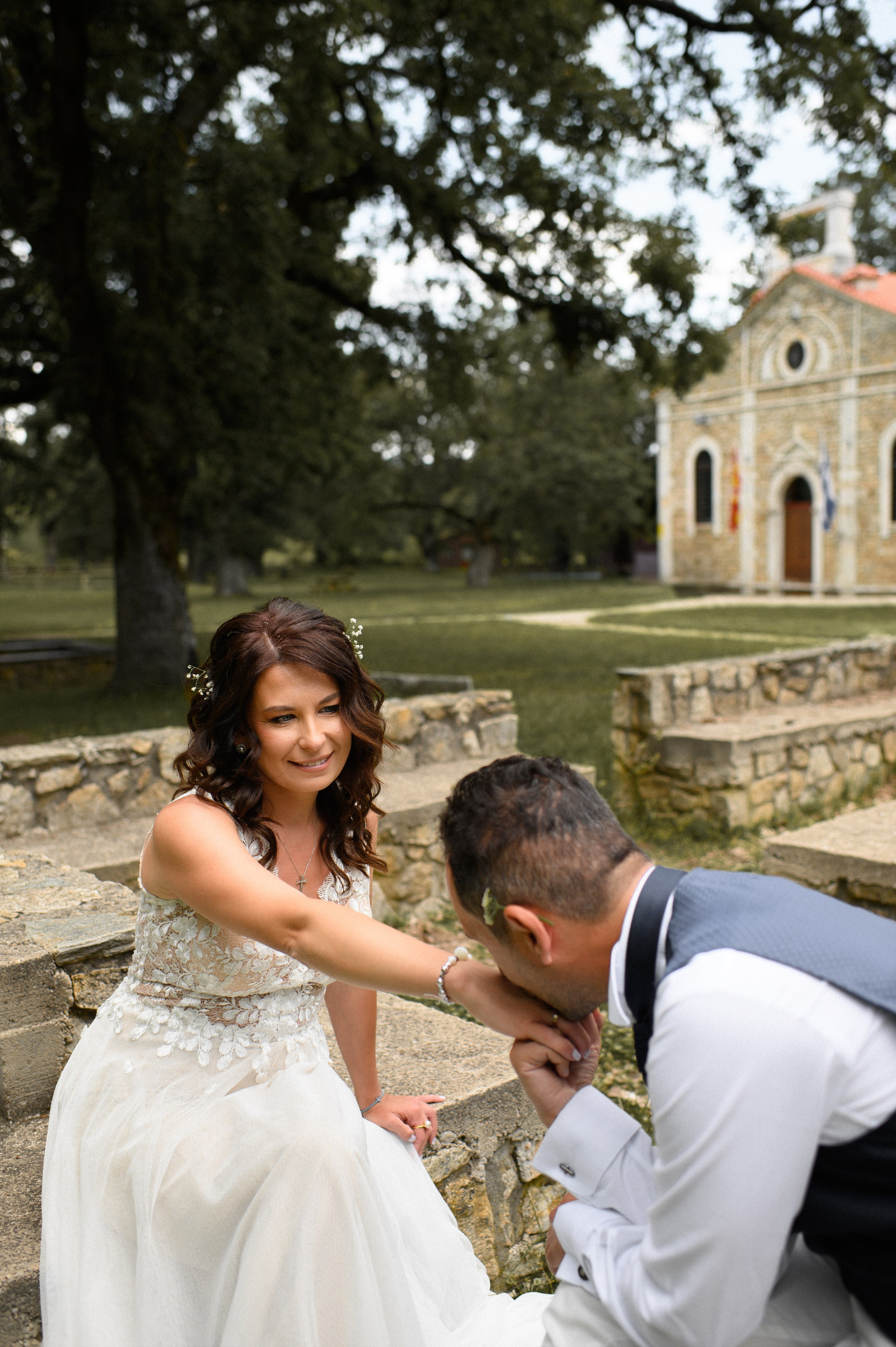 Wedding in Arnia Daria and George. Семейная, детская, портретная и предметная фотосъемка в Салониках