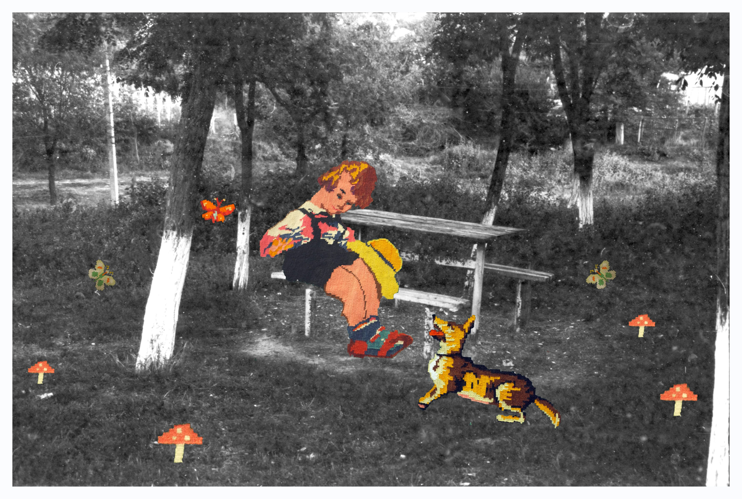 Patterns of the village of Gaidar. Natalia Parfenova visual artist film photographer