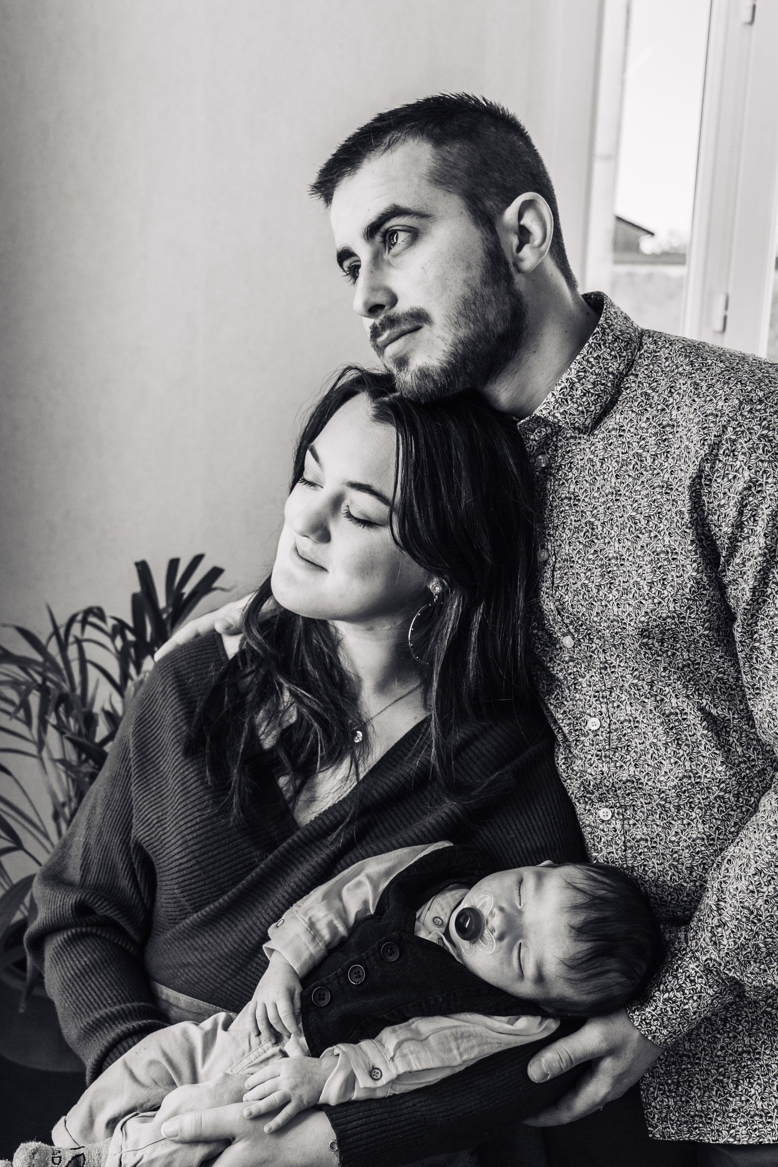 Portrait de famille. Studio photo « Partage ton bonheur » – Photographe famille près de Châtellerault, Poitiers et Tours