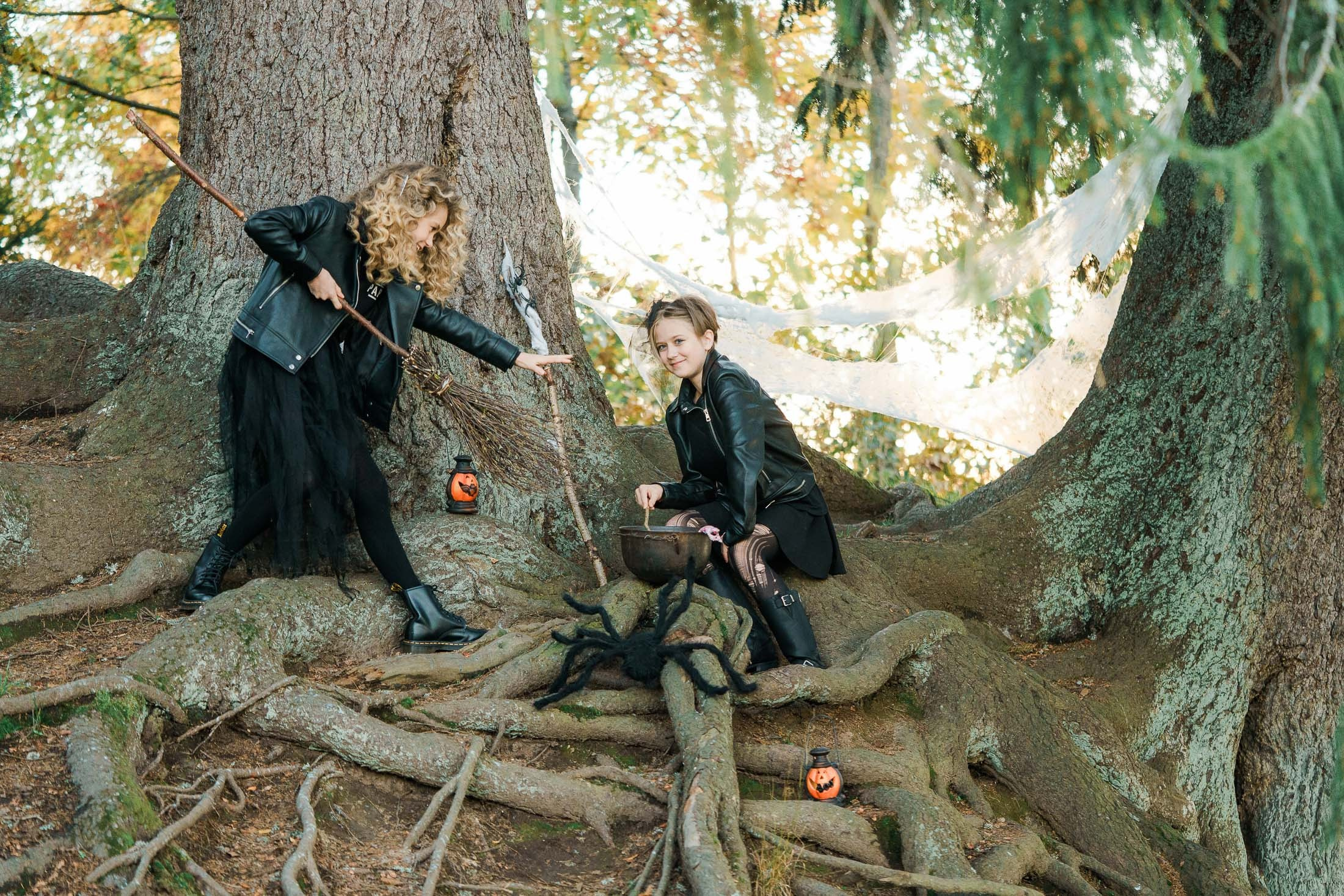 Halloween aiheinen lapsikuvaus