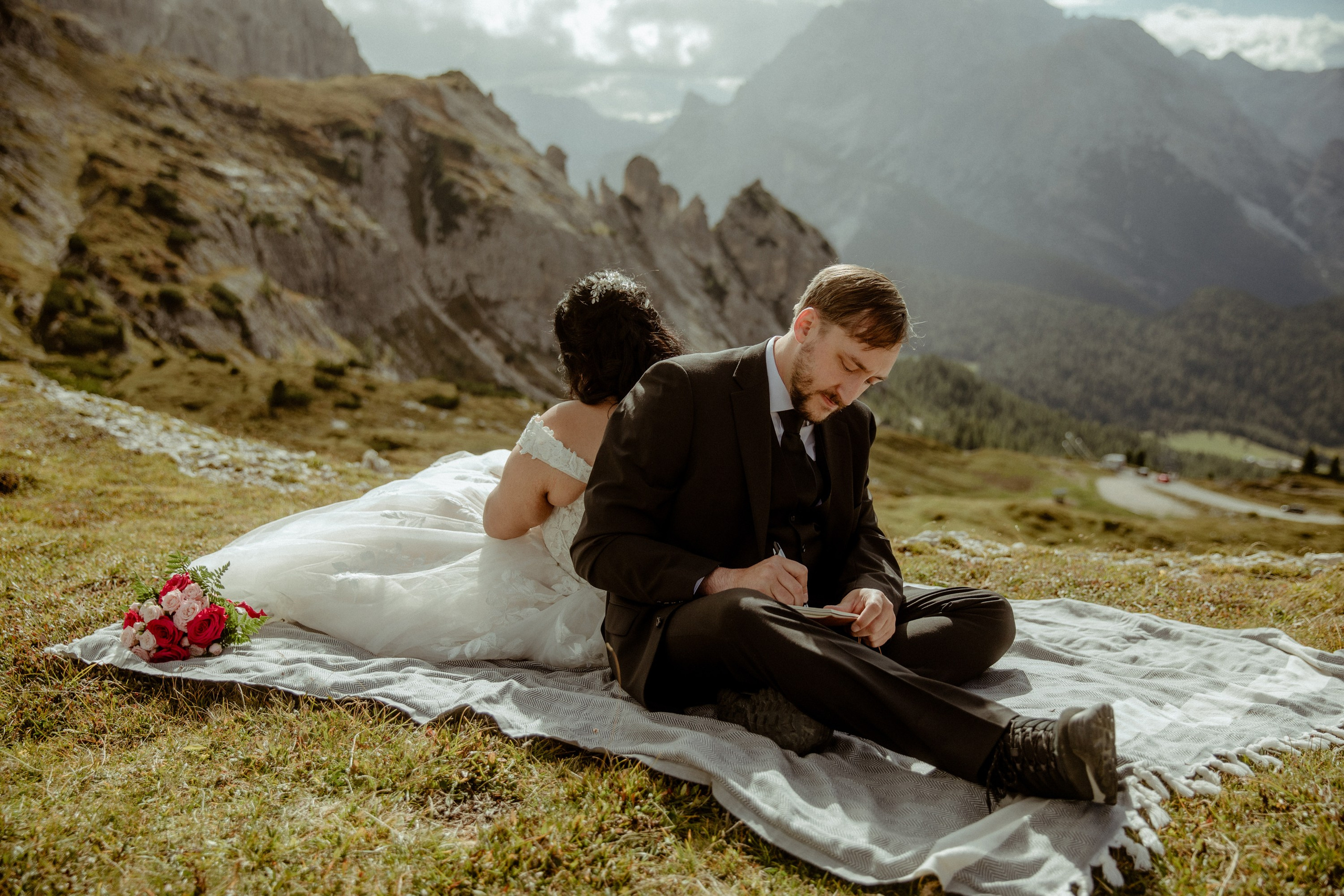 Secret Dolomites elopement at Lago di Braies & Cadini di Misurina | Best place to elope in Italy. Iceland elopement photographer & videographer